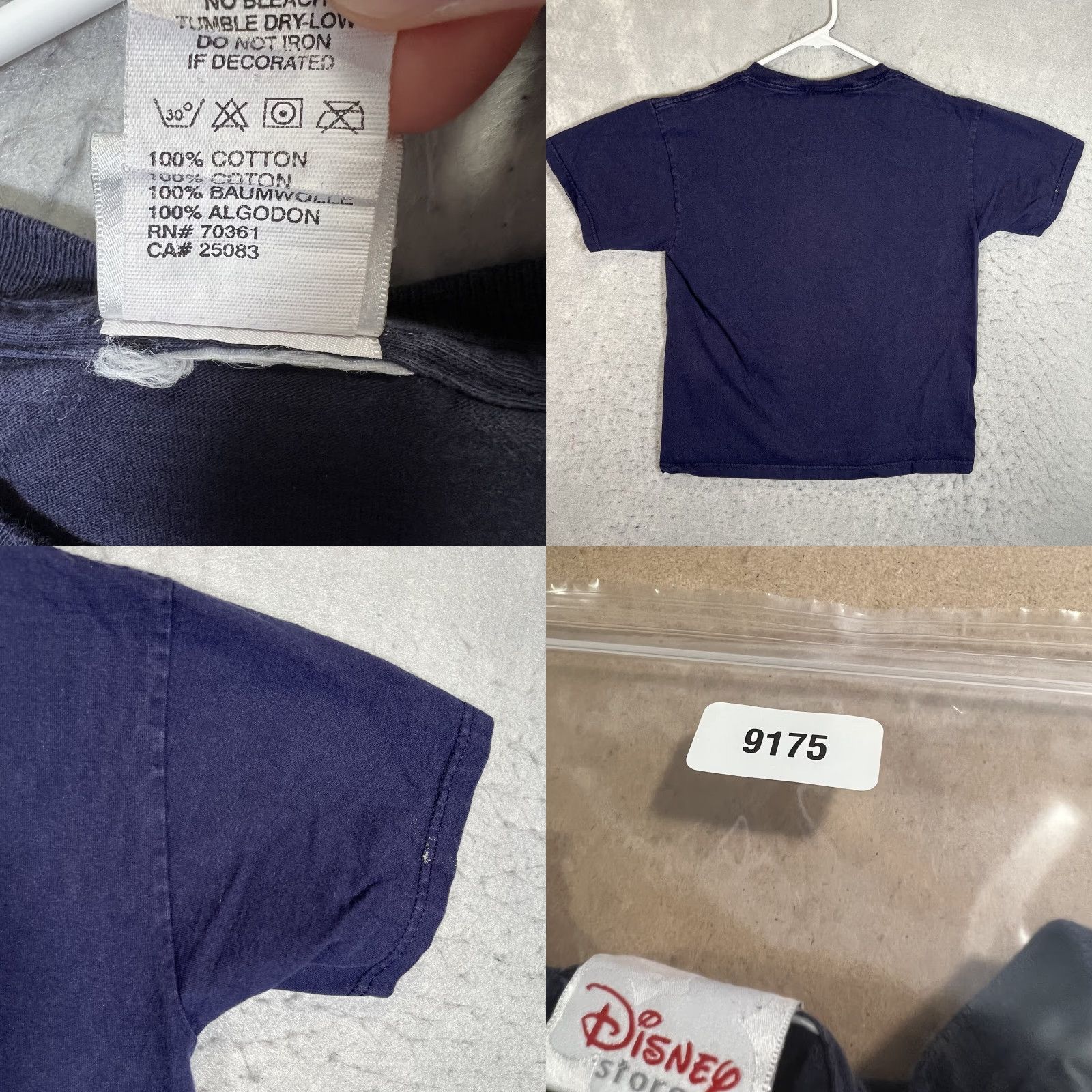 Disney VINTAGE Disney T-Shirt Buzz Lightyear Adult Medium Blue USA Made Mens Size US M / EU 48-50 / 2 - 8 Thumbnail