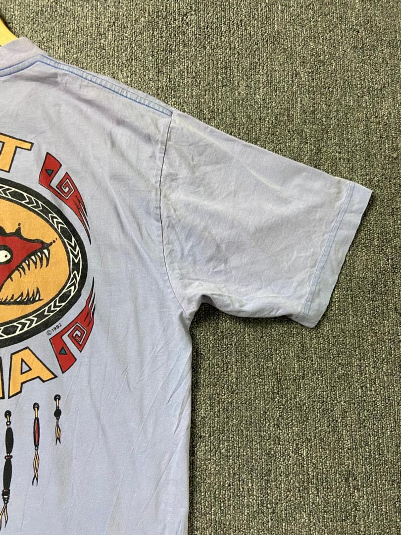 Japanese Brand Hot Tuna Graphic Tribal Skull Tshirt (201) Size US M / EU 48-50 / 2 - 6 Thumbnail