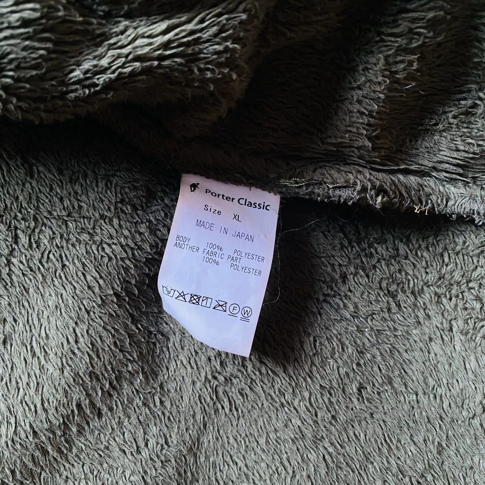Porter Classic porter classic baby fleece jacket in green. Size US XL / EU 56 / 4 - 3 Thumbnail