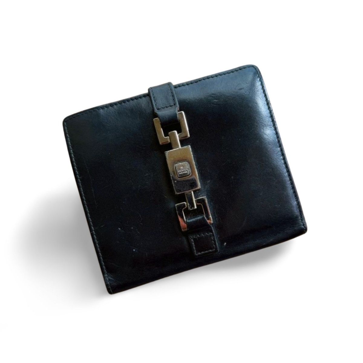 Gucci Vintage Gucci Leather Clasp Wallet Size ONE SIZE - 1 Thumbnail