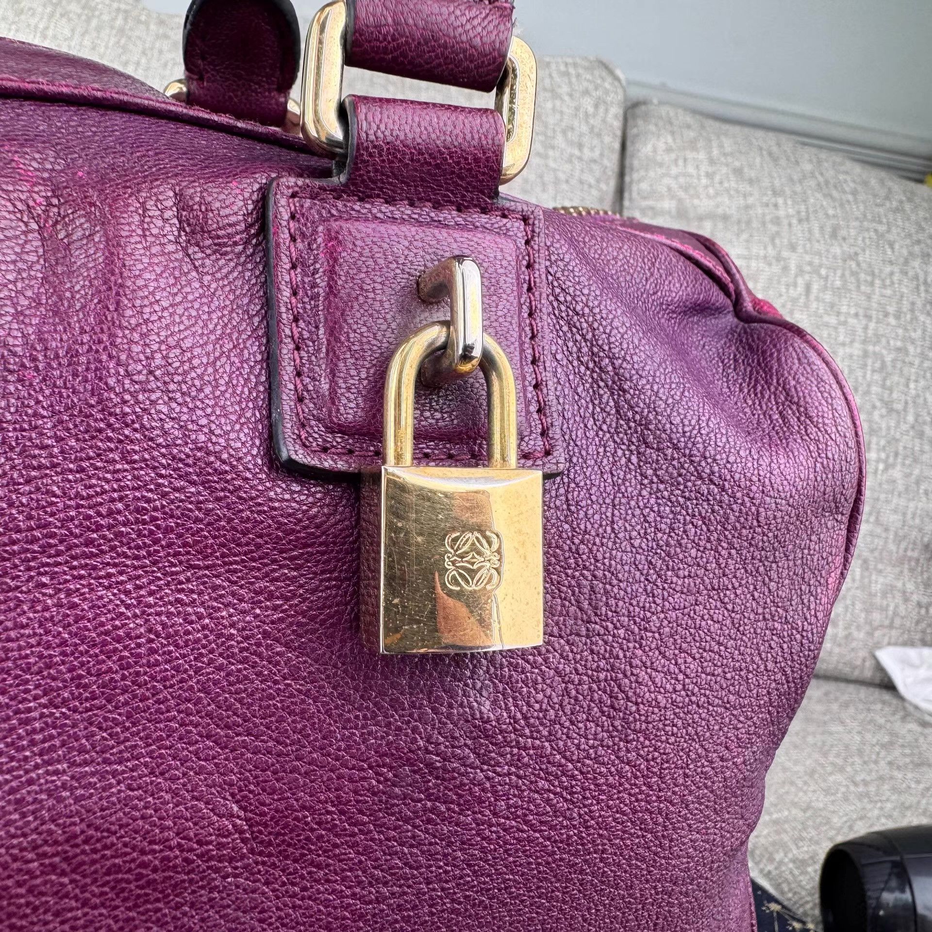 Loewe Loewe genuine leather women's handbag No shoulder strap Ｑ27 Size ONE SIZE - 8 Thumbnail