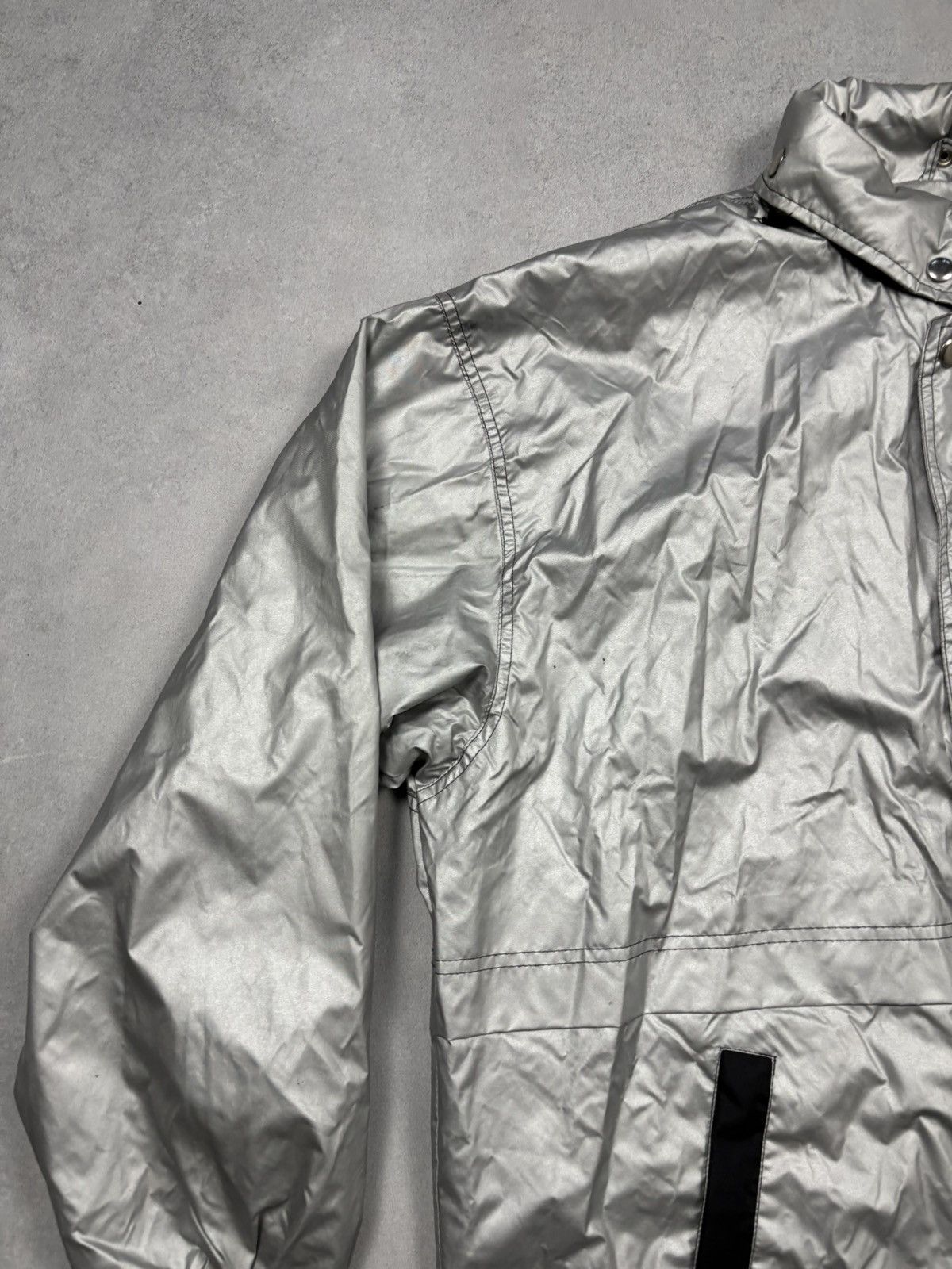 Mercedes-Benz Mercedes Benz Silver Jacket Vintage Racing Windbreaker 90s Size US S / EU 44-46 / 1 - 4 Thumbnail