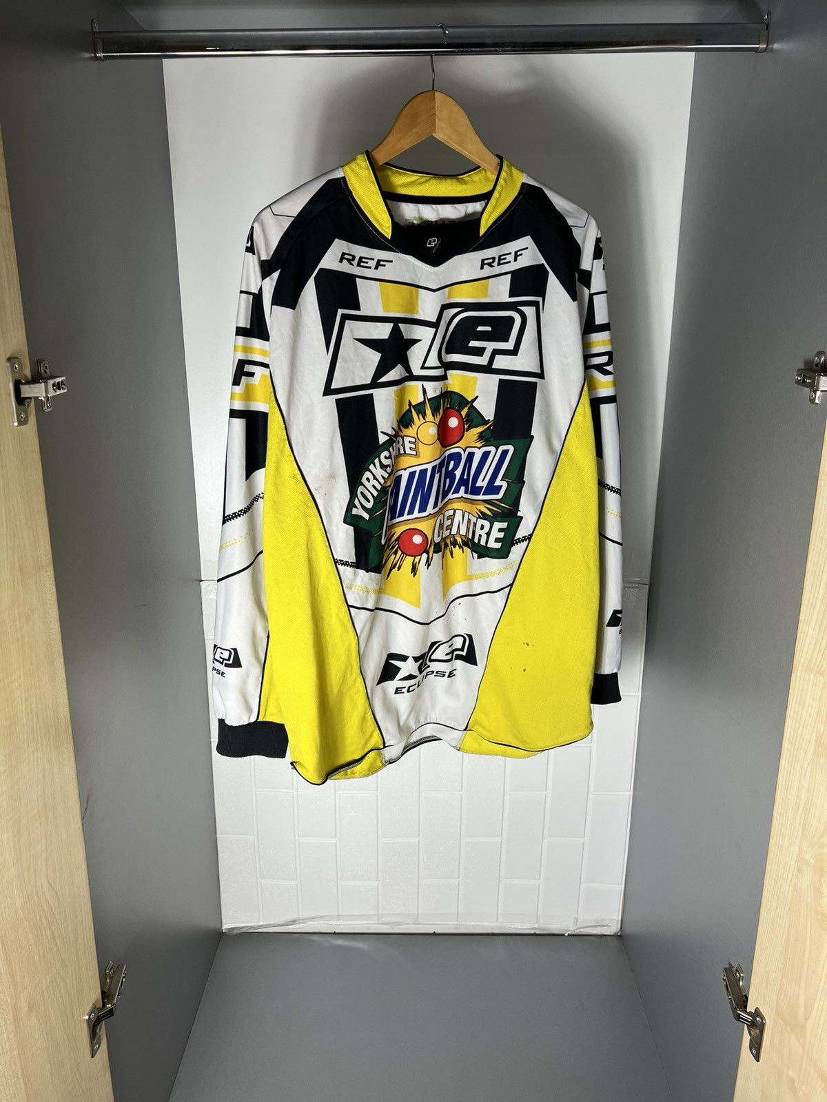 NASCAR VINTAGE ECLIPSE PLAYING MOTORCYCLE JERSEY RACING RETRO 90s Size US L / EU 52-54 / 3 - 3 Thumbnail