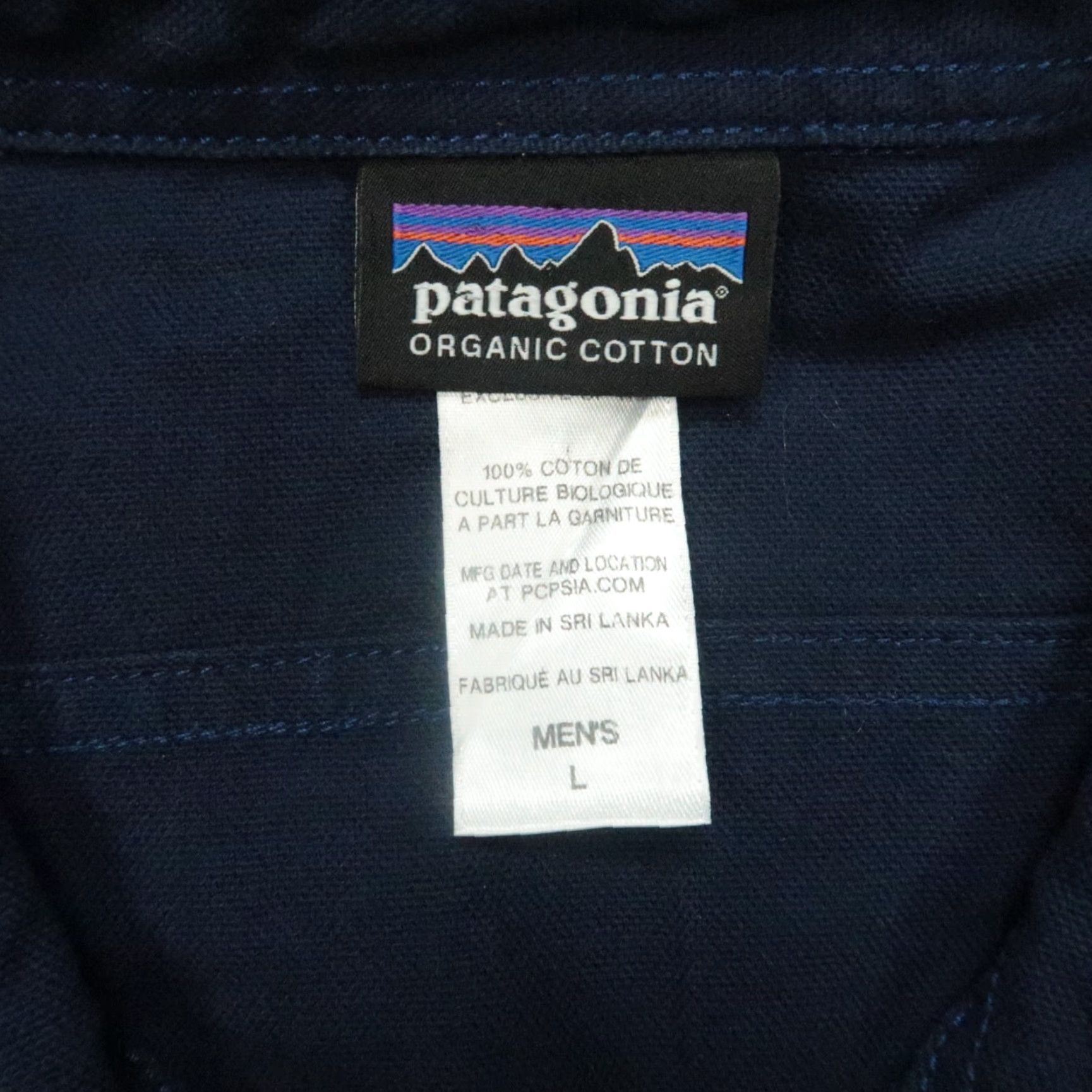Patagonia Patagonia Shirt Men's Large Blue Long Sleeve Canvas Workwear Fox Terrier Custom Size US L / EU 52-54 / 3 - 3 Thumbnail