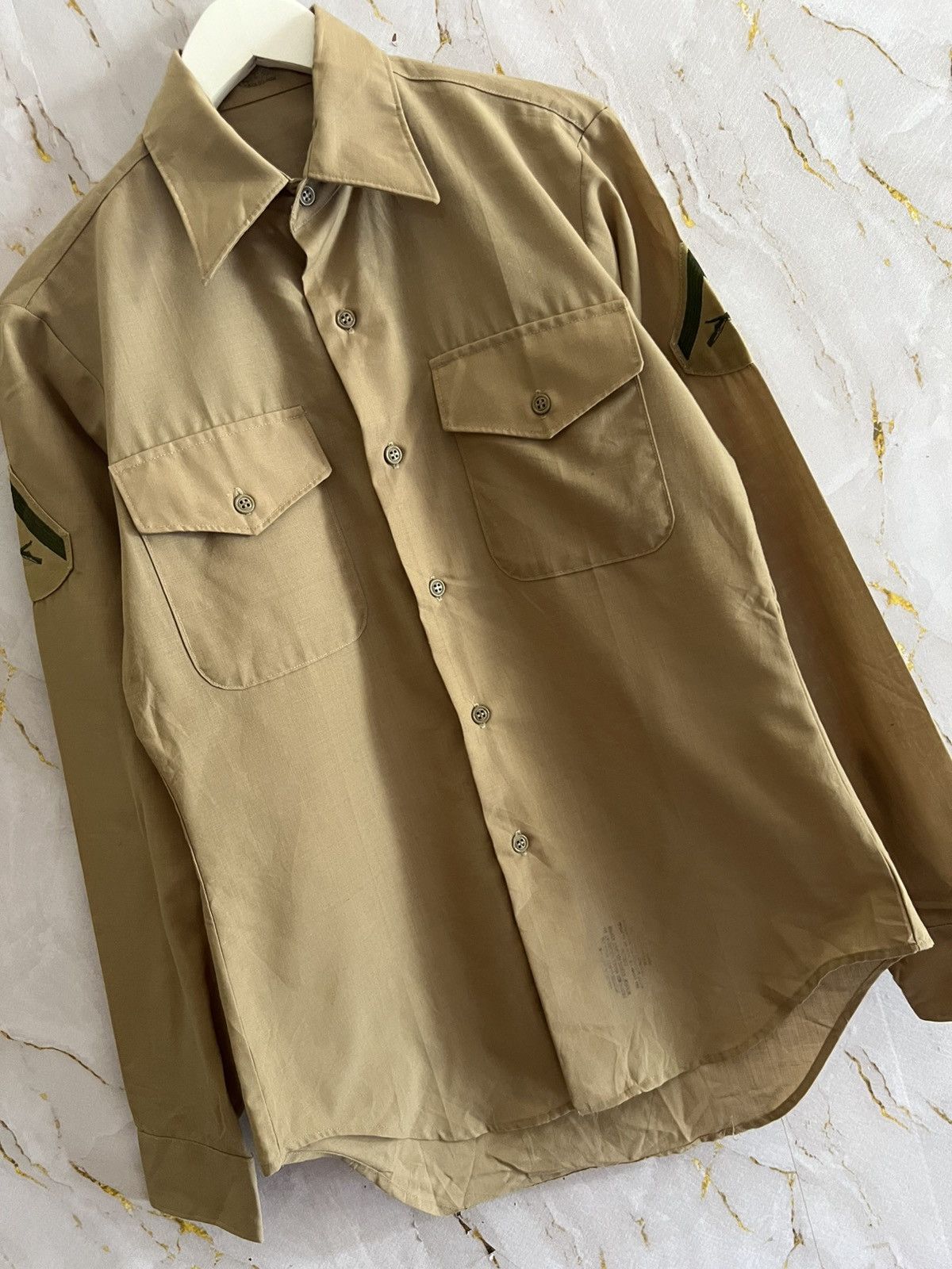 Vintage 🔥 Vintage Army Shirt Button-Up – Streetwear Classic Size US M / EU 48-50 / 2 - 4 Thumbnail