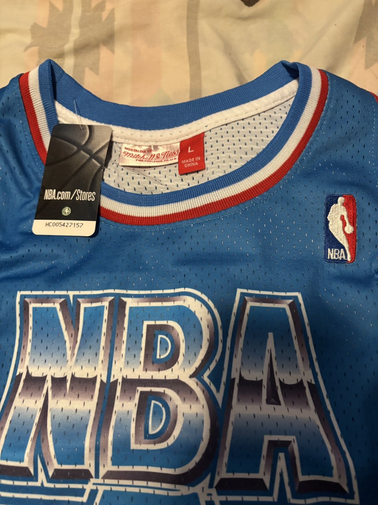 NBA 1993 Michael Jordan All-Stars jersey Size US L / EU 52-54 / 3 - 5 Thumbnail