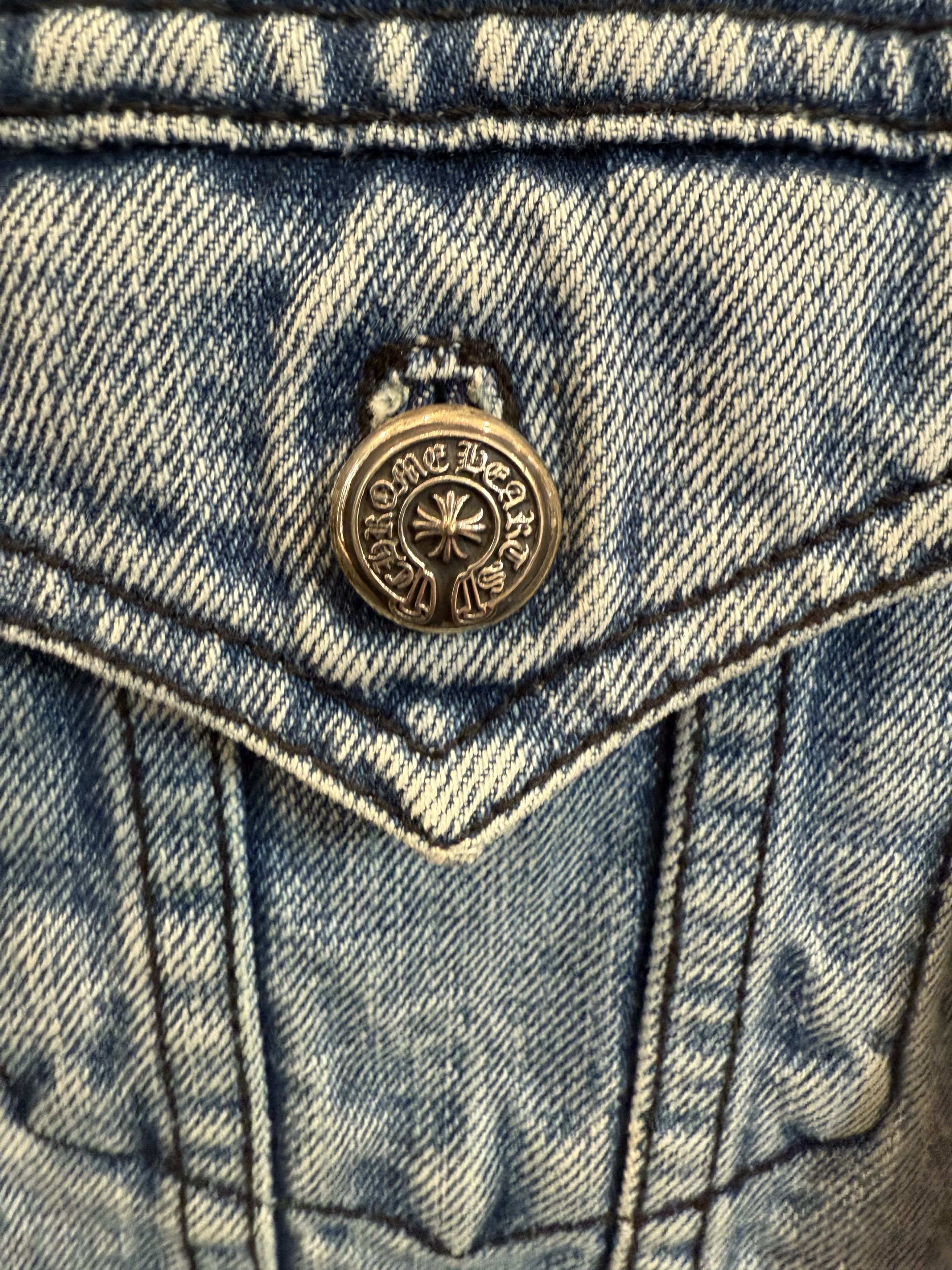 Chrome Hearts chrome hearts patch work cropped denim Size M / US 6-8 / IT 42-44 - 9 Thumbnail
