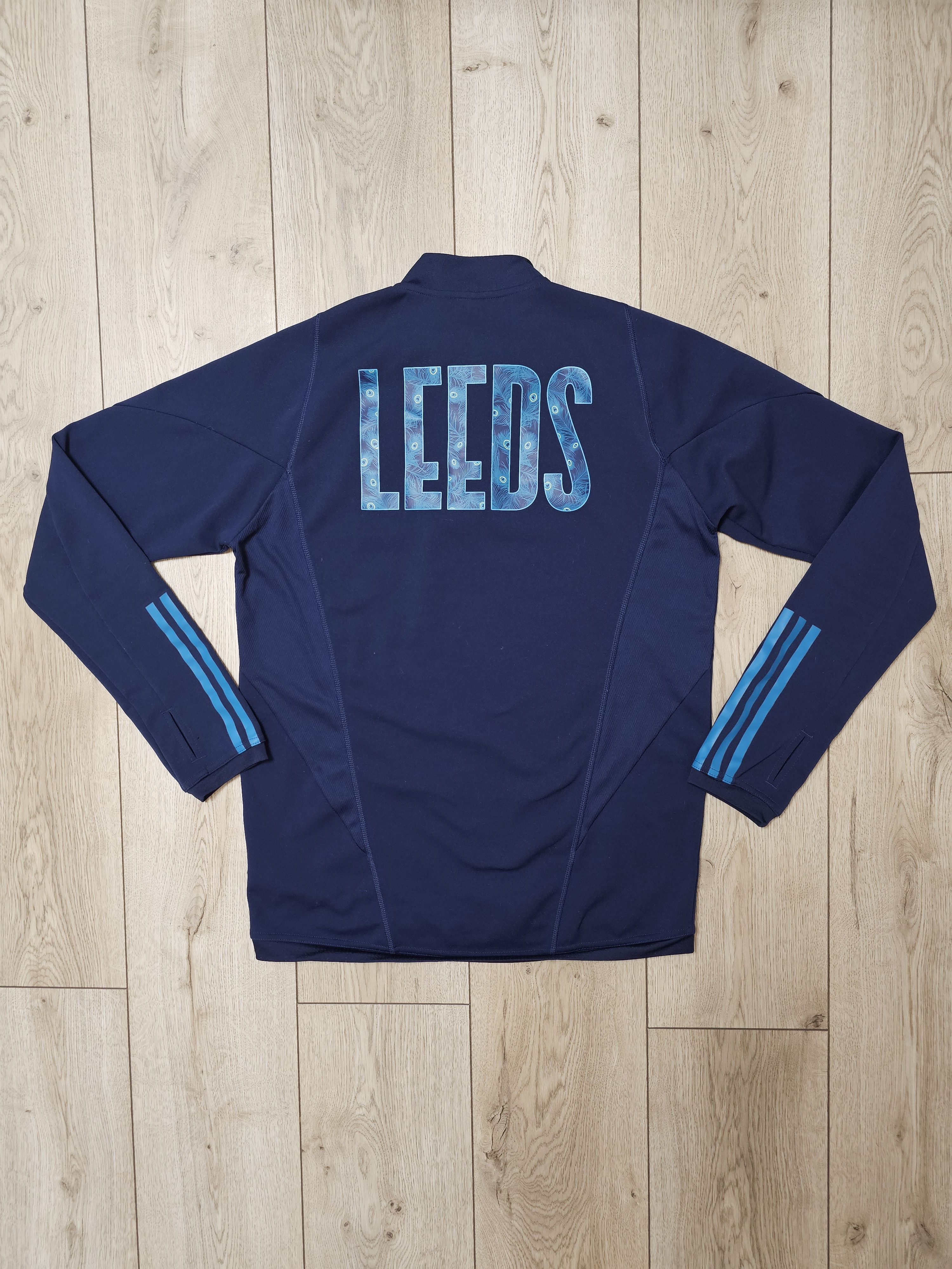 Adidas LEEDS UNITED 2023 FOOTBALL JACKET SOCCER JACKET 1/3 ZIP Size US M / EU 48-50 / 2 - 2 Thumbnail