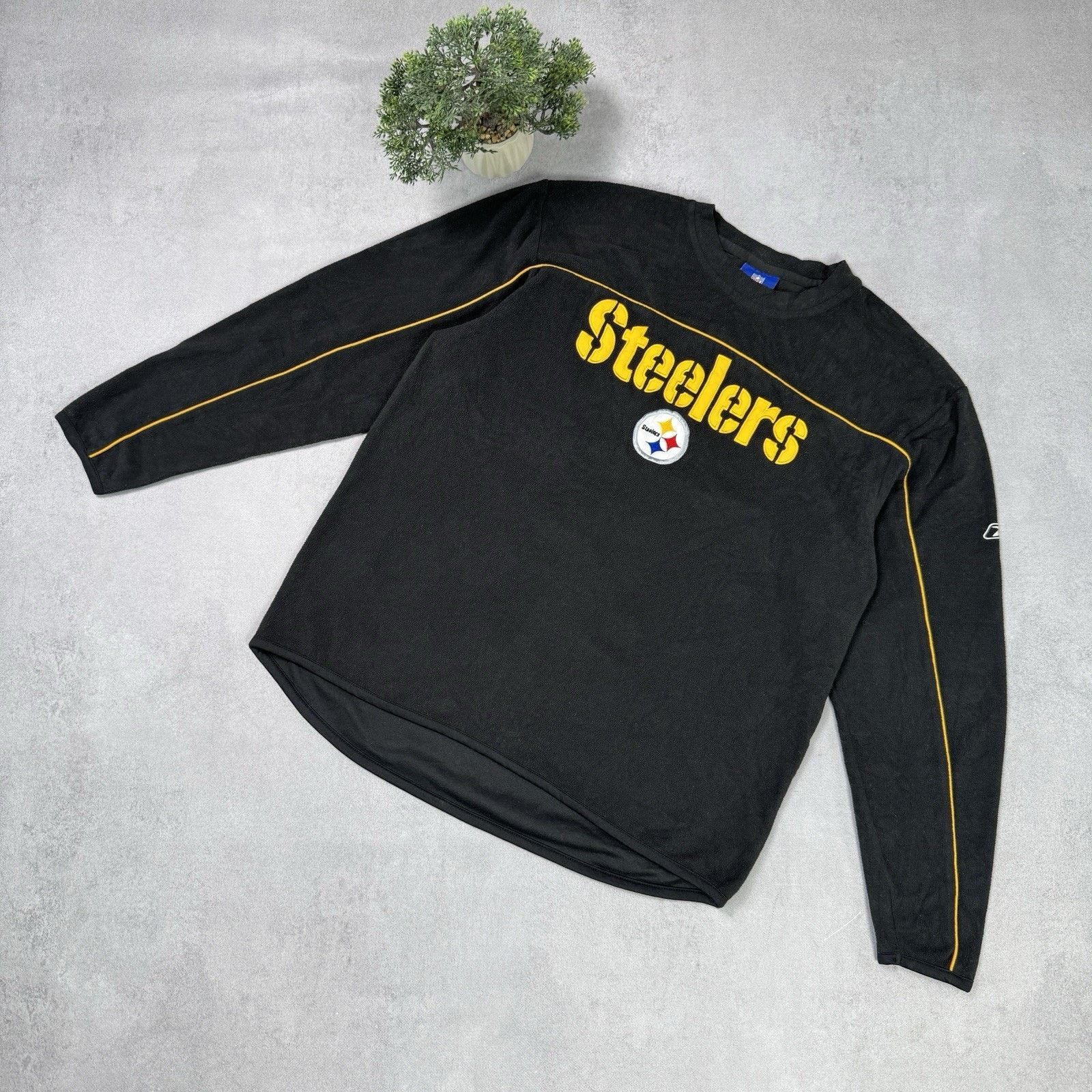 Reebok Pittsburgh Steelers Reebok 2000s Pullover Sweatshirt Size US L / EU 52-54 / 3 - 1 Thumbnail