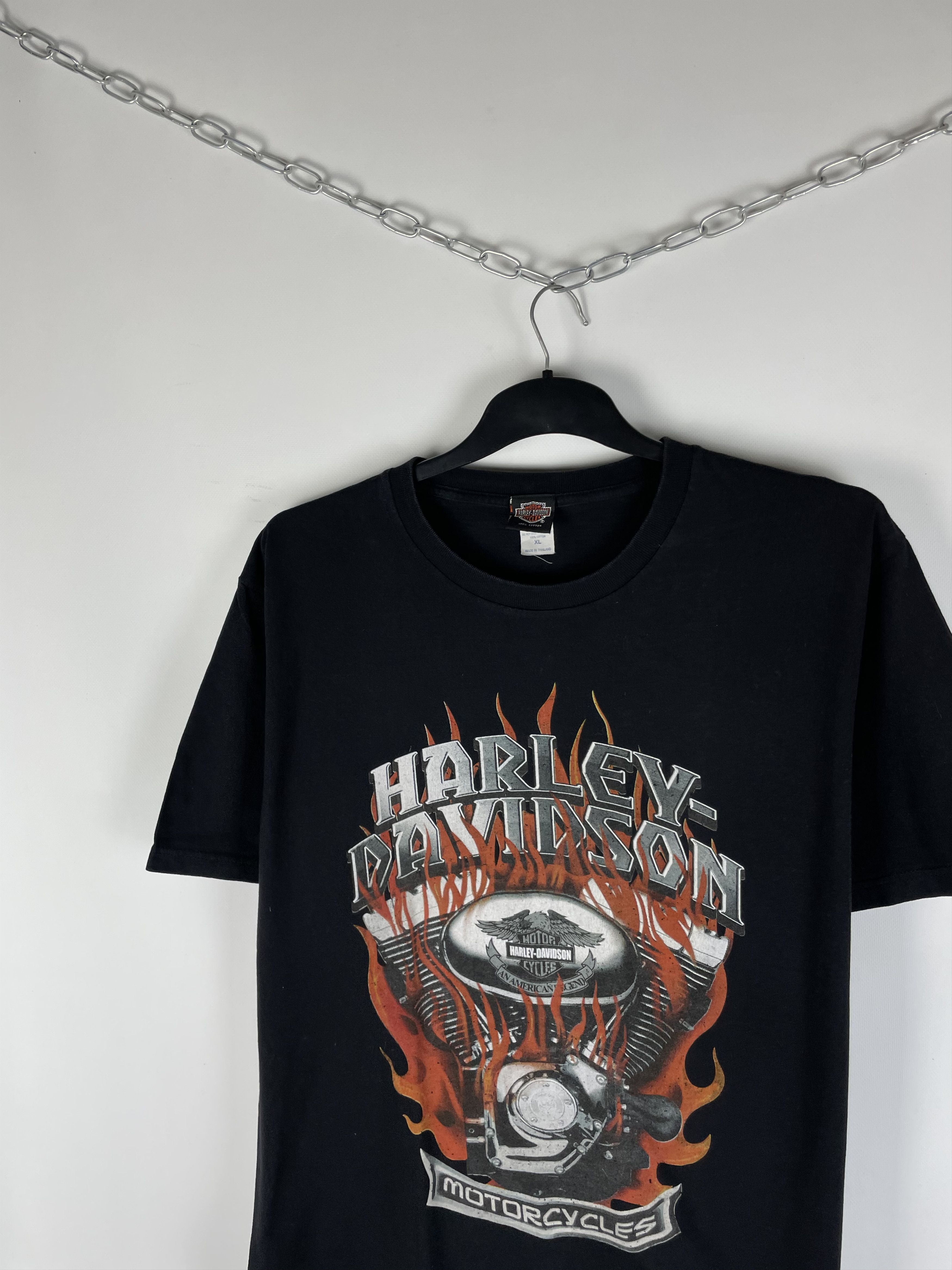 Harley Davidson Vintage HARLEY DAVIDSON Tee Graphic T Shirt Size US XL / EU 56 / 4 - 4 Thumbnail