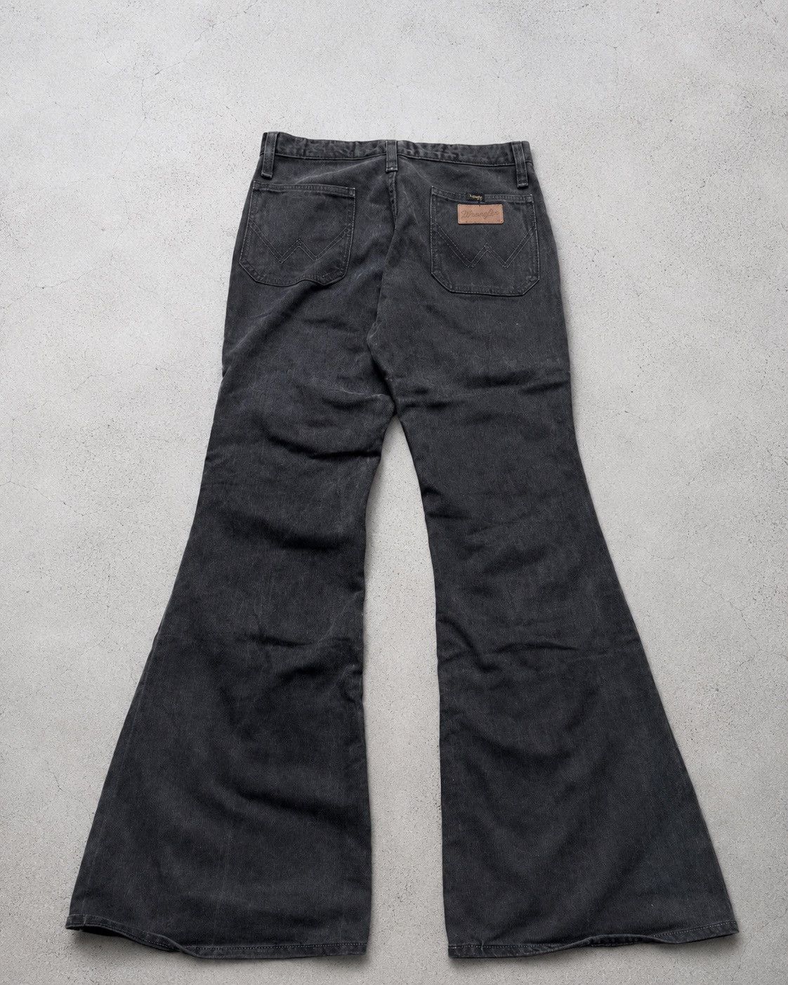 Japanese Brand Wrangler si lace up flare jeans Size US 29 - 2 Thumbnail