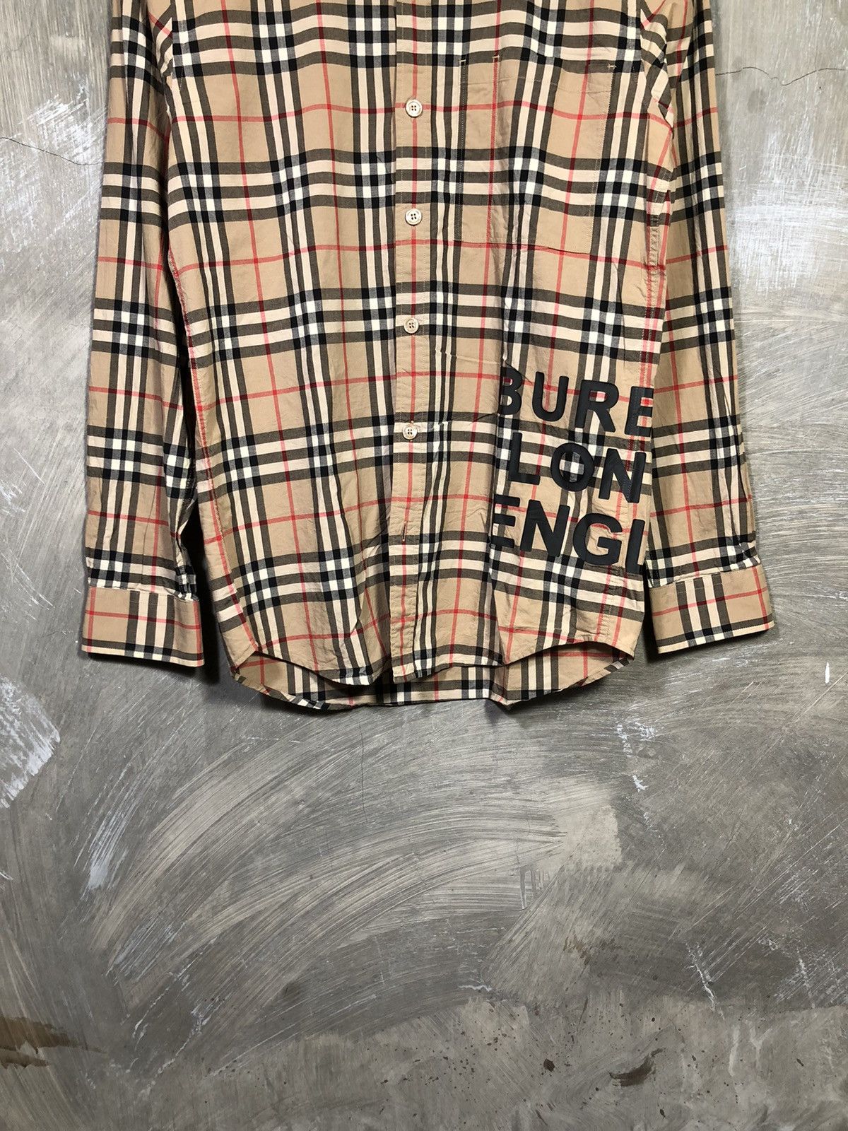 Burberry × Designer × Vintage Burberry London England Logo Print Checked Size US S / EU 44-46 / 1 - 4 Thumbnail