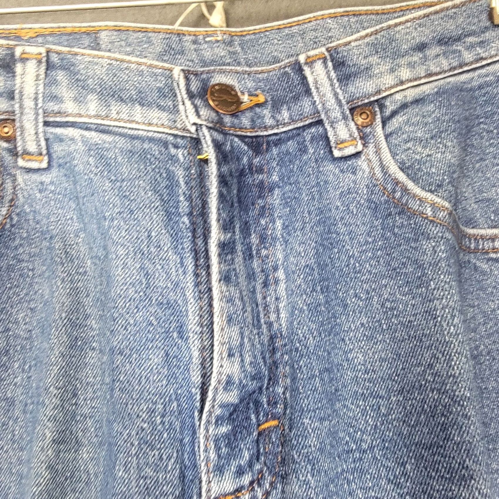 Vintage vtg Riders jeans 10M straight high waist rise western Women 10 Blue Denim Vintage Regular Rise 31in Inseam 31in Jacket? Size 32" / US 10 / IT 46 - 5 Thumbnail