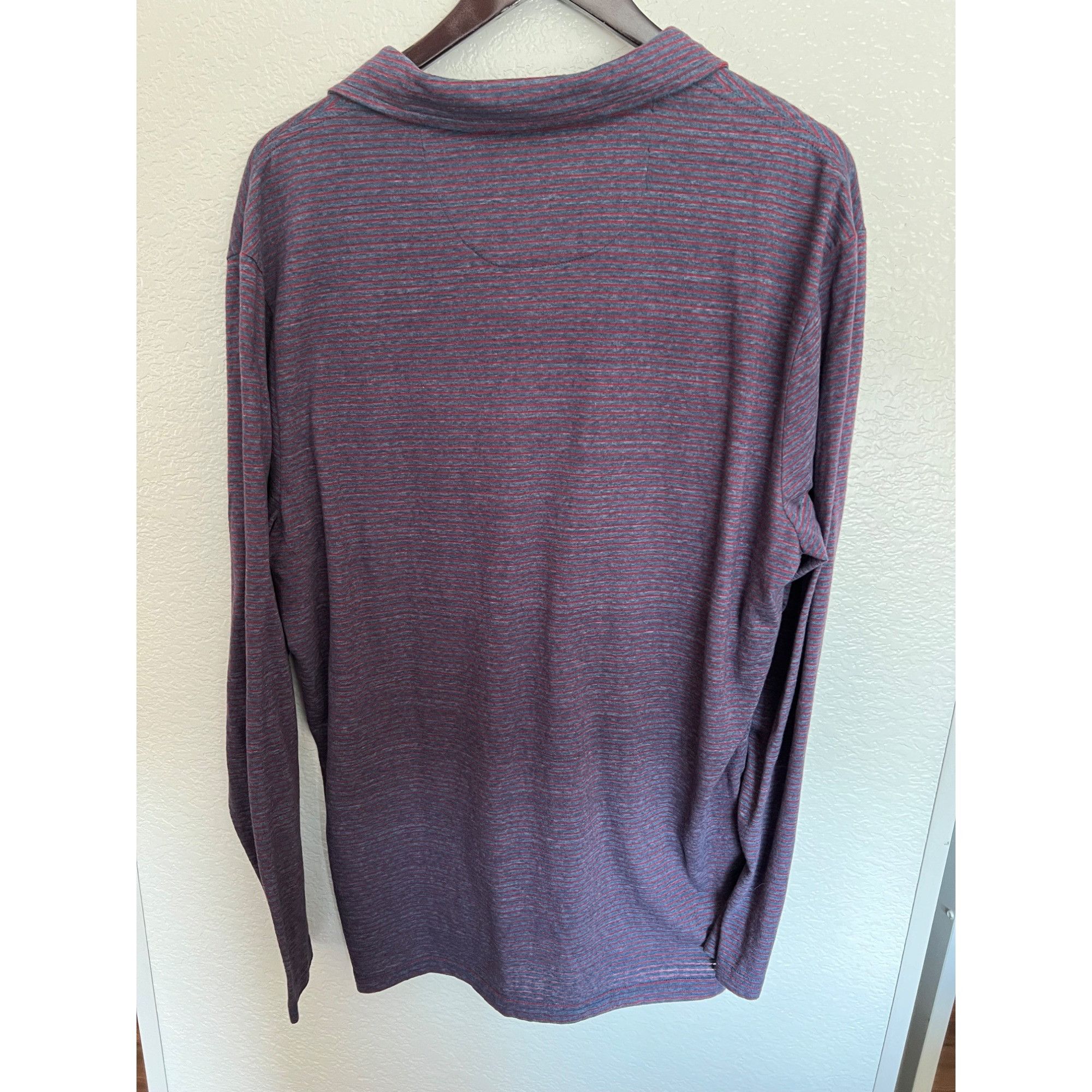 johnnie-O Johnnie-O Long Sleeve Henley Shirt - Size L Size US XL / EU 56 / 4 - 4 Thumbnail