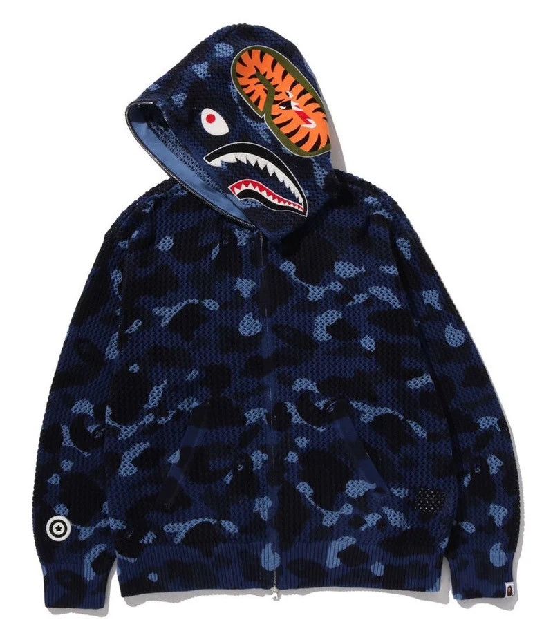 Bape Bape Shark Hoodie Size ONE SIZE - 2 Thumbnail