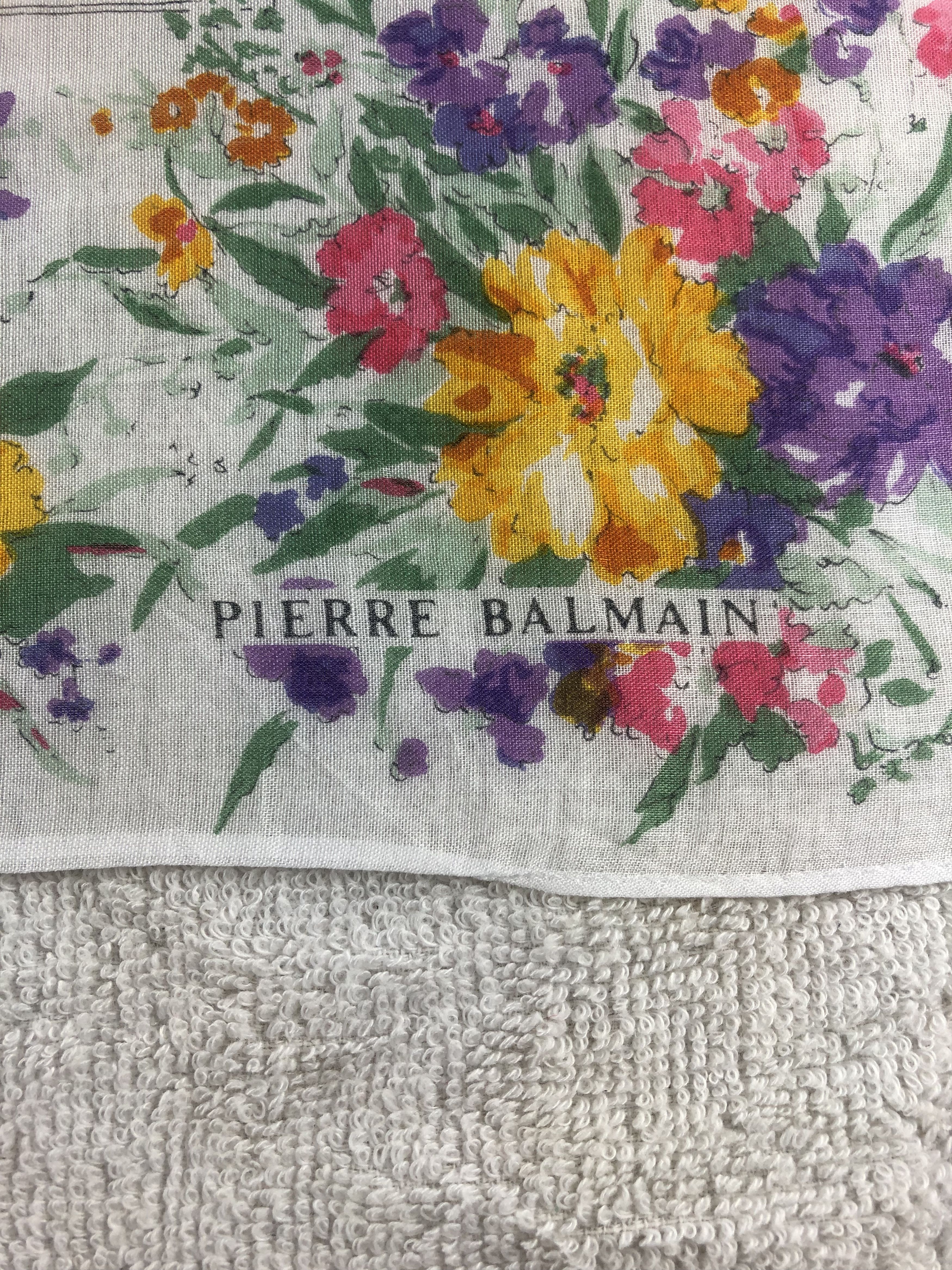 Pierre Balmain × Vintage Pierre Balmain Handkerchief / Bandana / Neckerchief Size ONE SIZE - 5 Thumbnail