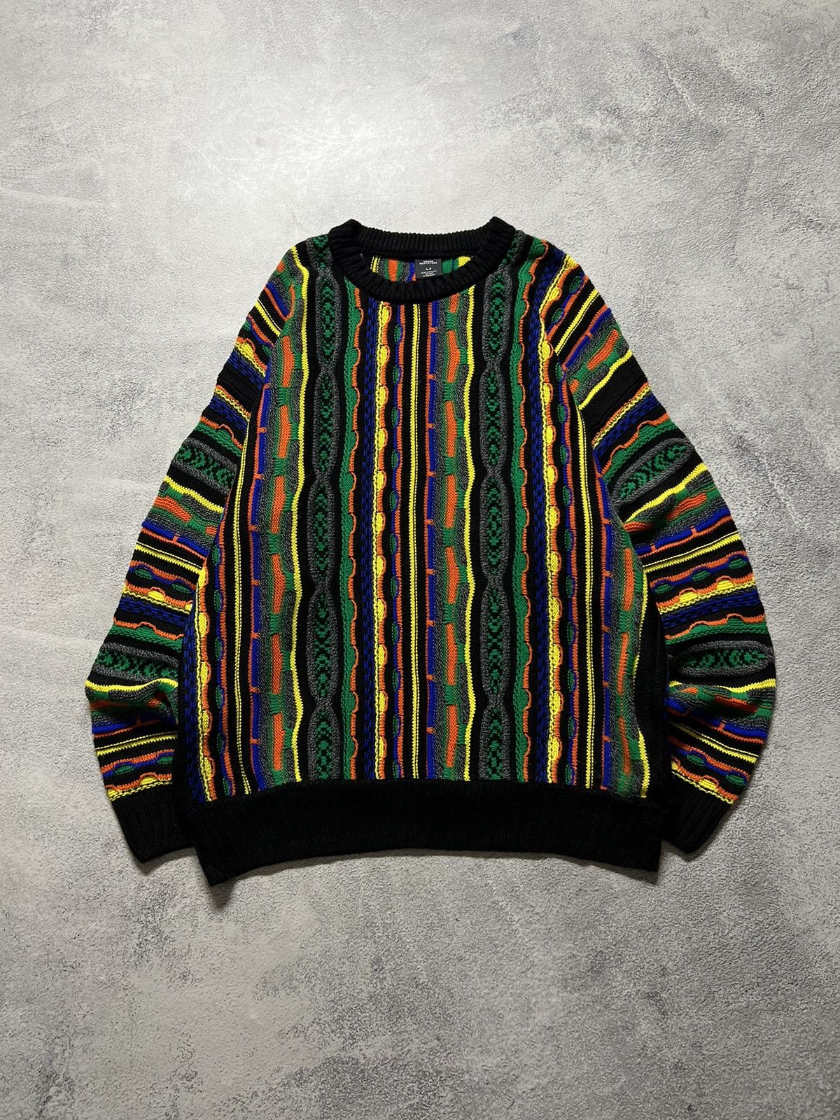 Coogi × Vintage Vintage Y2k Coogi Style Acrylic Sweater 00’s Size US L / EU 52-54 / 3 - 4 Thumbnail