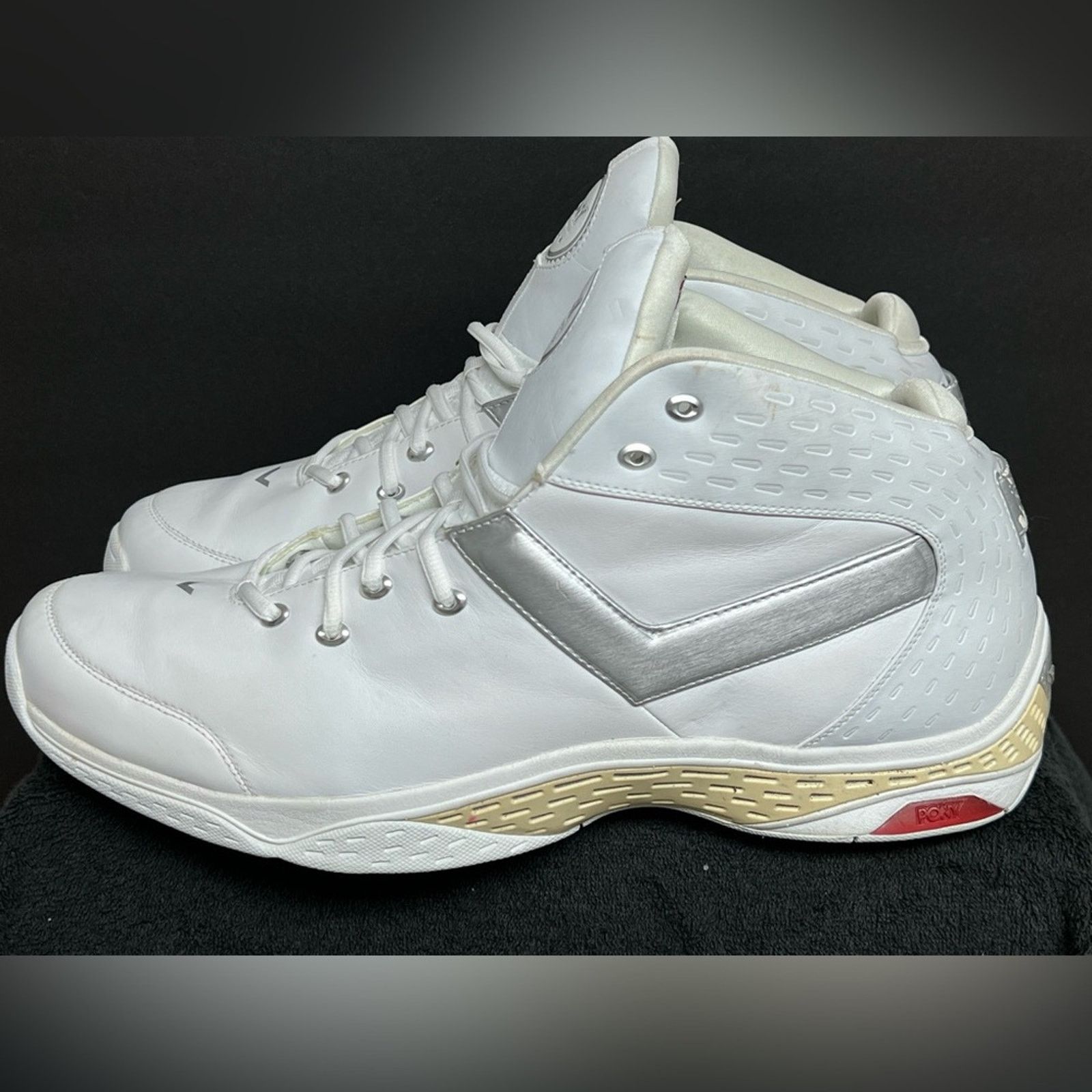 PONY NWT VINTAGE Pony Basketball SS Shoes PROMO SAMPLE Size 18 Size US 15 / EU 48 - 2 Thumbnail