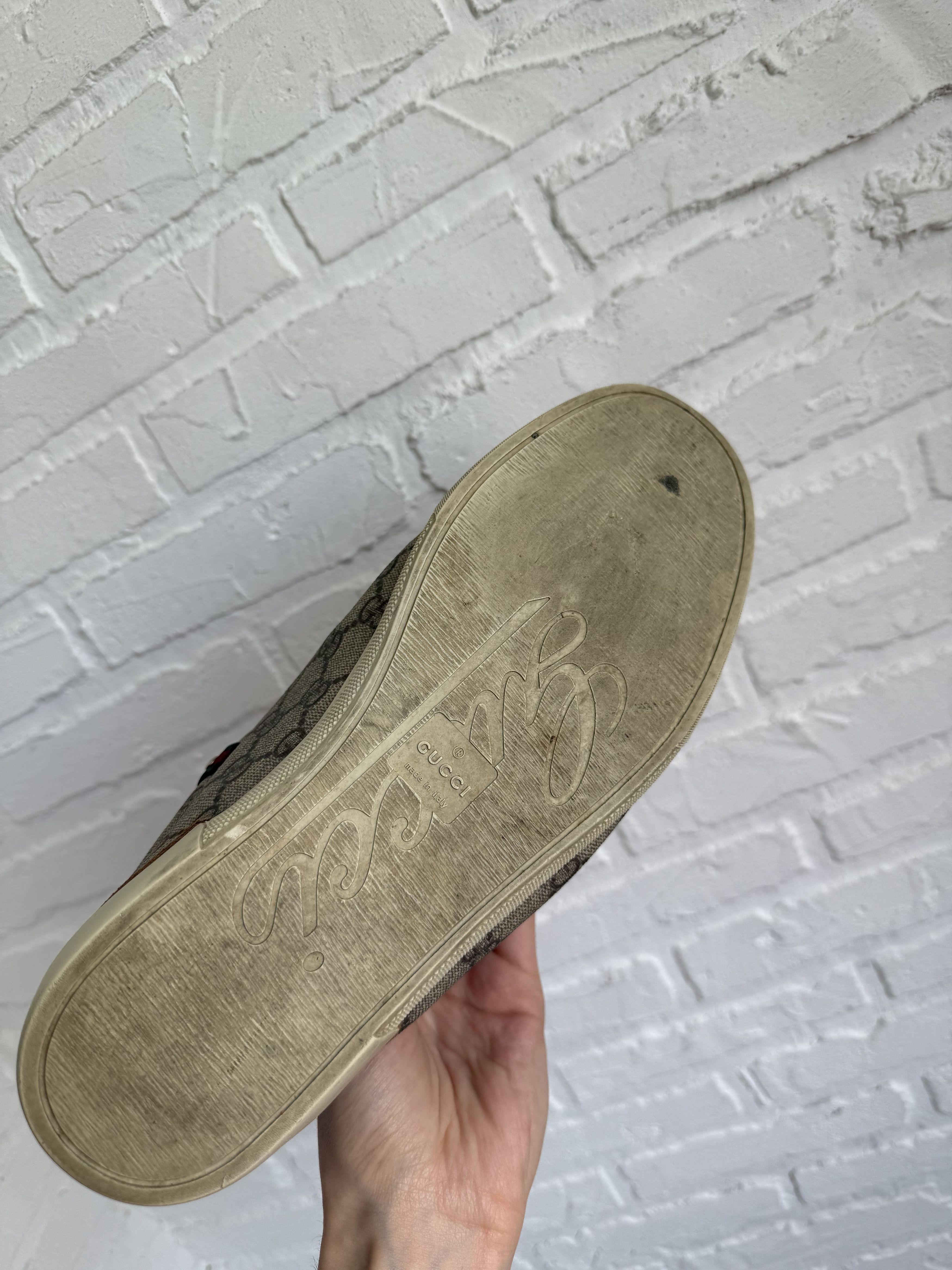 Gucci Vintage Gucci GG Monogram Canvas Sneakers Brown Size US 9.5 / EU 42-43 - 7 Thumbnail