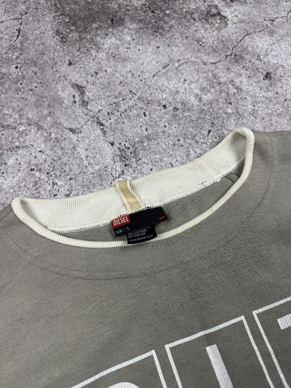 Diesel Rare Vintage Sweatshirt Diesel Indigo Tech Centr logo Y2K Size US L / EU 52-54 / 3 - 4 Thumbnail