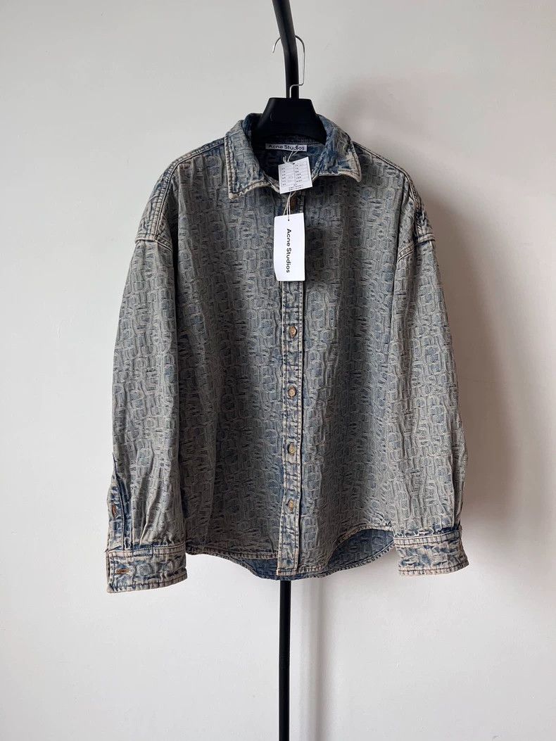 Acne Studios Acne Studios Denim shirt with pointed collars and loose bu Size US XS / EU 42 / 0 - 1 Thumbnail