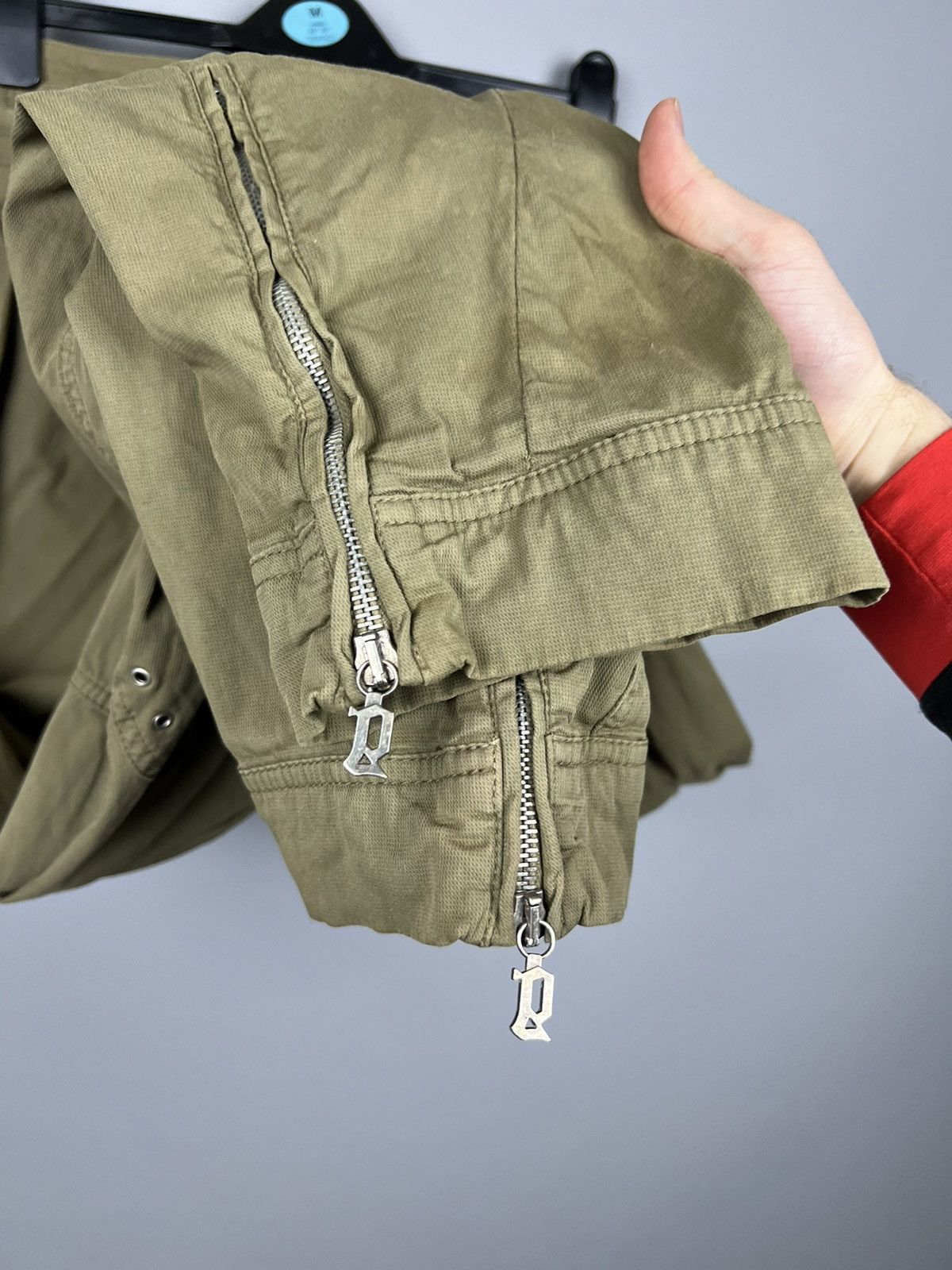 John Galliano Vintage John Galliano Cargo Khaki Pants Size 30" / US 8 / IT 44 - 10 Thumbnail