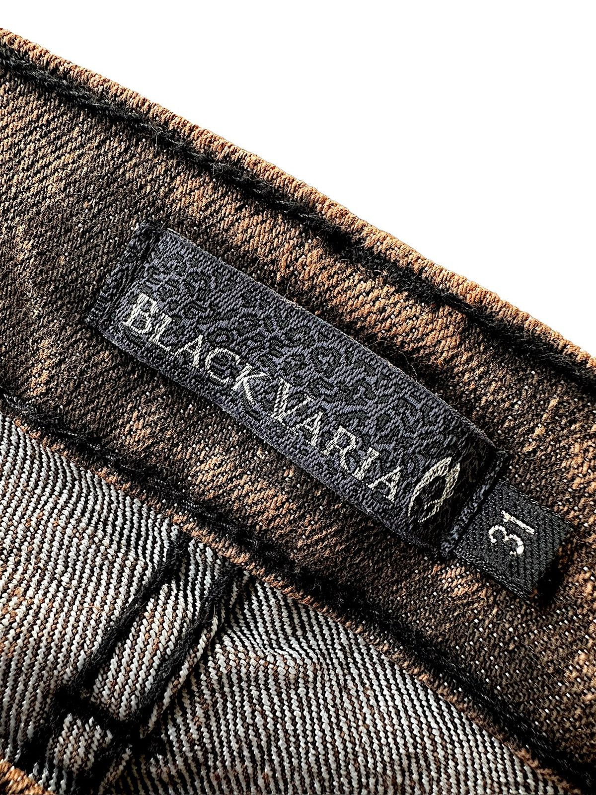 If Six Was Nine Y2k Black Varia mudmax snakeskin goth denim Size US 30 / EU 46 - 8 Thumbnail