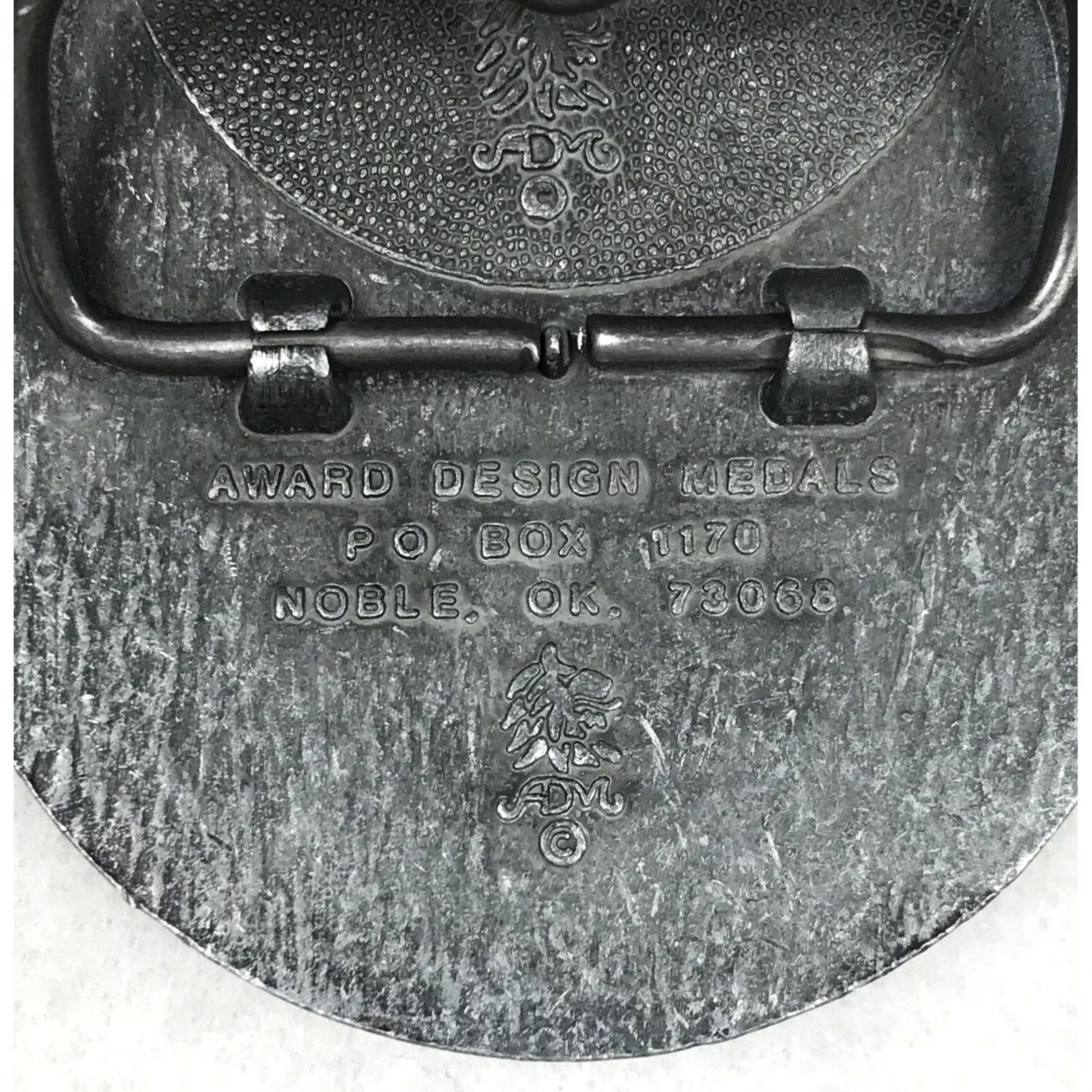 Vintage VINTAGE SHEPLERS COWBOY BULL PEWTER AWARD DESIGN MEDALS BELT BUCKLE horse 80s Mens Size ONE SIZE - 7 Thumbnail