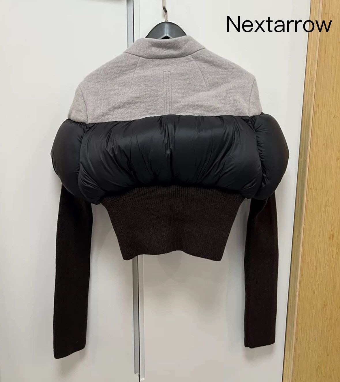 Rick Owens Rick Owens FW23 Cashmere Down Splicing Coat2412-Nextarrow Size US L / EU 52-54 / 3 - 2 Thumbnail