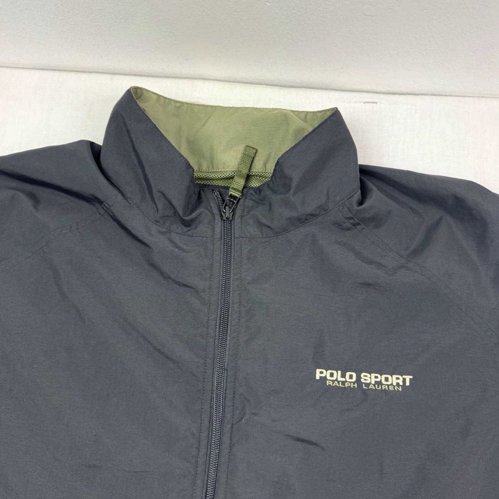 Vintage VINTAGE Polo Sport Windbreaker Jacket Mens XL Full Zip Black 90s Designer Sports Casual Travel Classic Size US XL / EU 56 / 4 - 4 Thumbnail