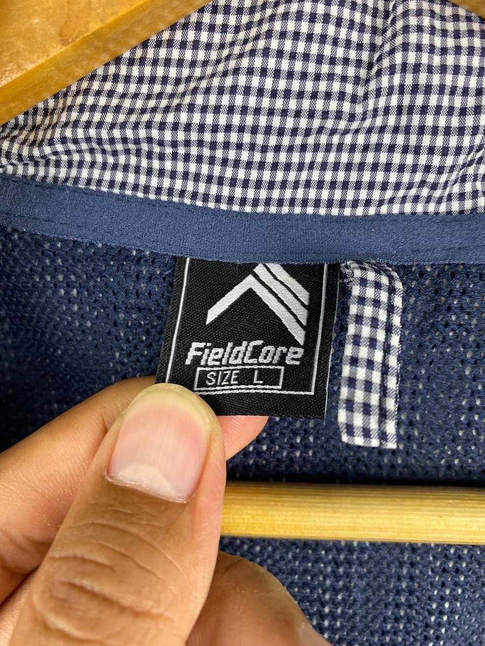 Japanese Brand fieldcore japanese brand checkered light jacket nice design Size US L / EU 52-54 / 3 - 6 Thumbnail