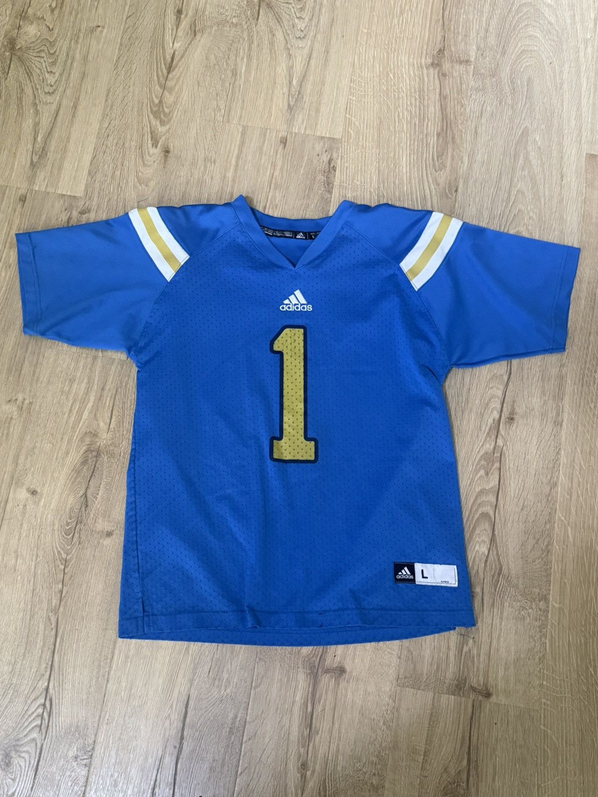 Adidas UCLA Bruins Blue Adidas Jersey Size US L / EU 52-54 / 3 - 1 Thumbnail
