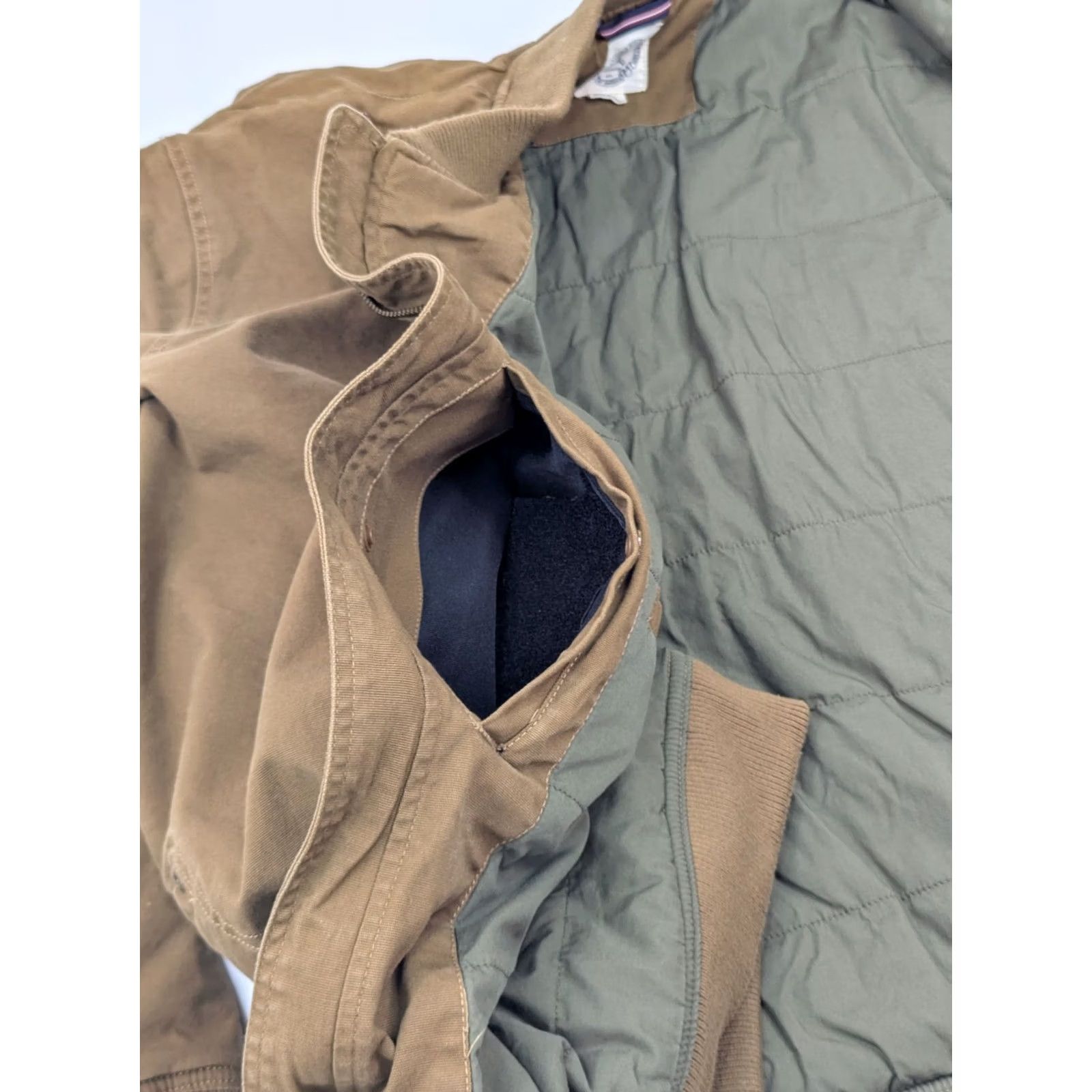 Vintage NRA Bomber Jacket Category: Jacket 3XL Men Brown Canvas Insulated Concealed Carry Vintage Tag 90s 2000s Oversight: 3XXX Size US XXL / EU 58 / 5 - 6 Thumbnail