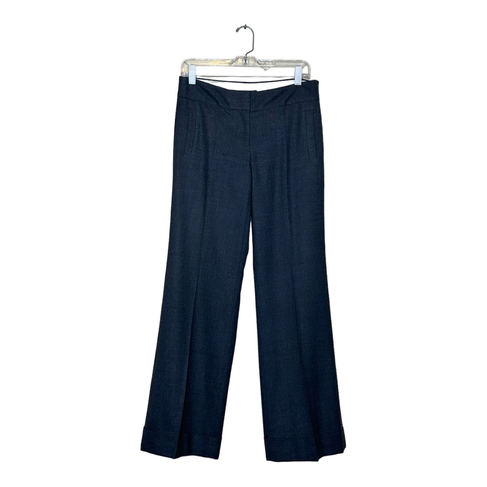 J.Crew J. Crew dark gray favorite fit wide legs pants size 4 Size 27" / US 4 / IT 40 - 1 Thumbnail