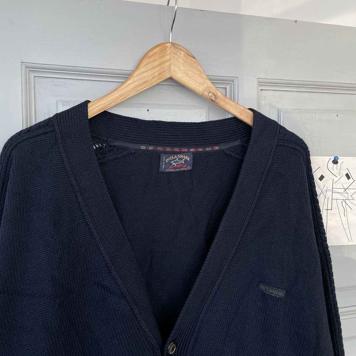 Paul & Shark × Vintage Vintage Paul & shark yachting retro cardigan Size US L / EU 52-54 / 3 - 6 Thumbnail