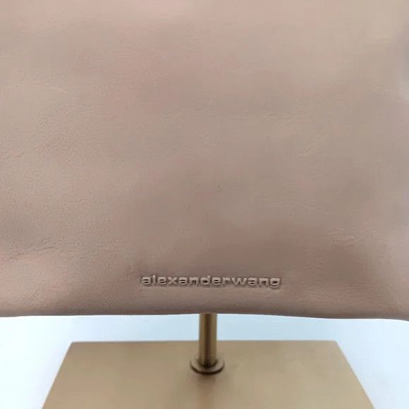 Alexander Wang Alexander Wang Waxed Leather Lunch Tote - Mushroom Size ONE SIZE - 3 Thumbnail