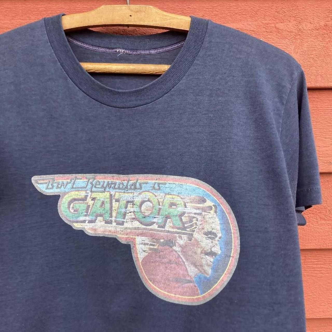 Vintage Vintage 70s Burt Reynolds Gator Movie T-Shirt Size US S / EU 44-46 / 1 - 3 Thumbnail
