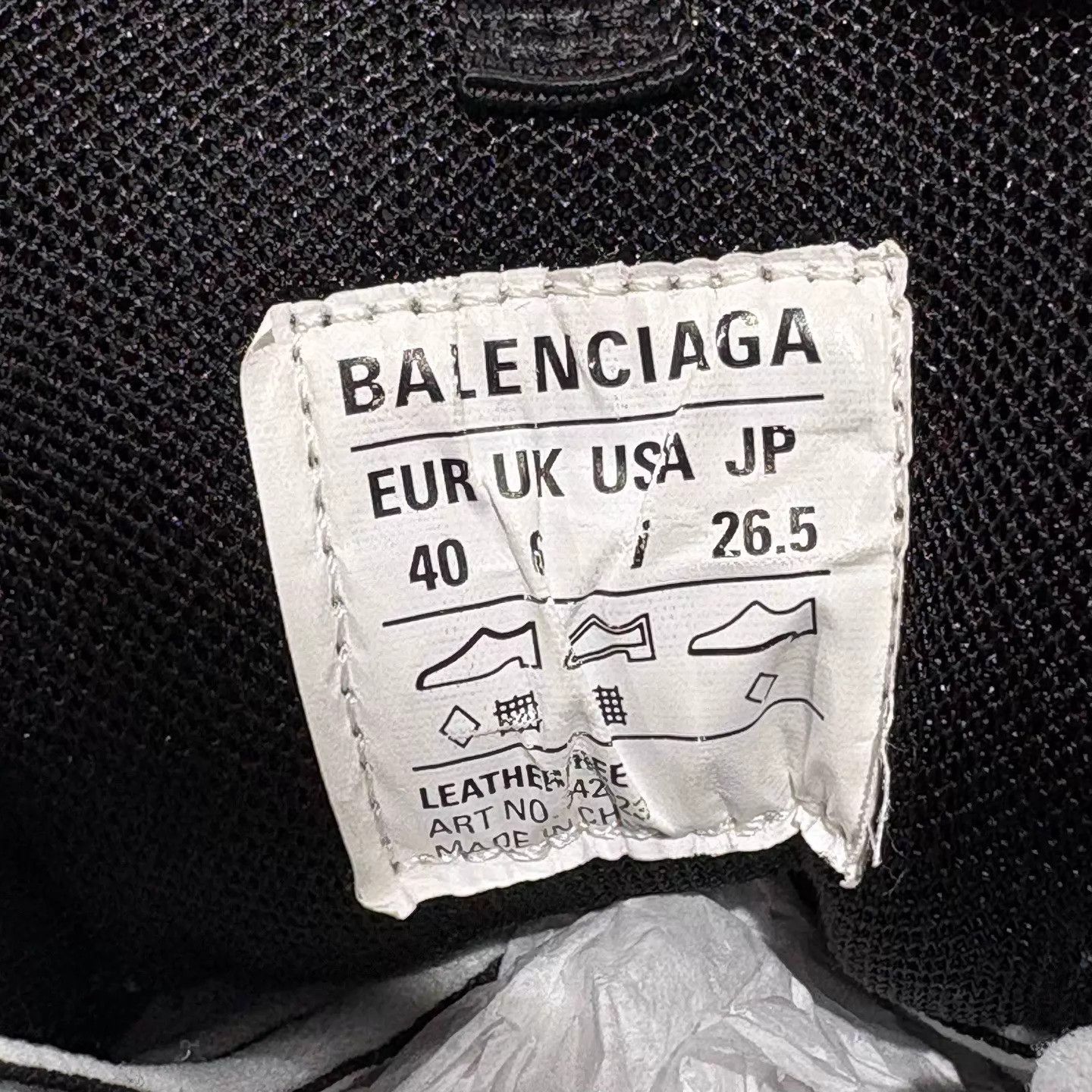 Balenciaga Balenciaga BLCG Track Black Blue Size 40 Size US 7 / EU 40 - 8 Thumbnail