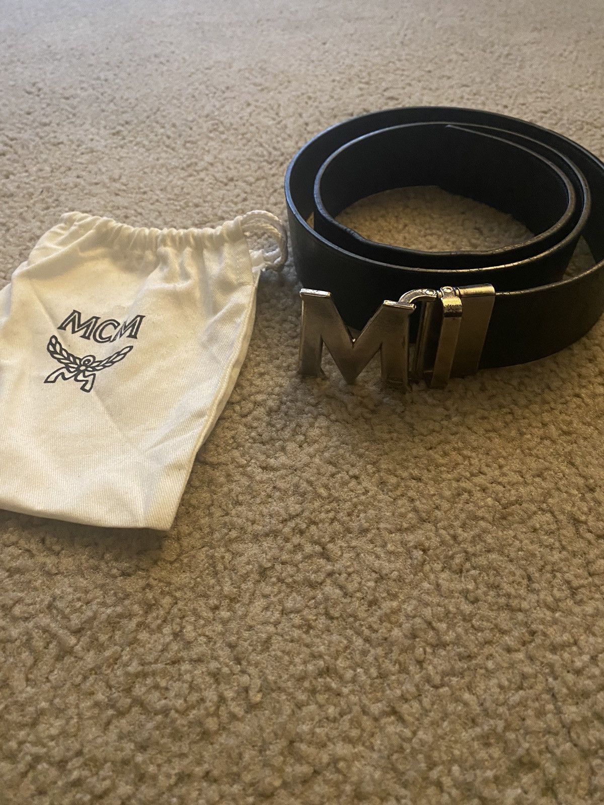 MCM MCM Claus M Reversible Belt Size 38 - 1 Thumbnail