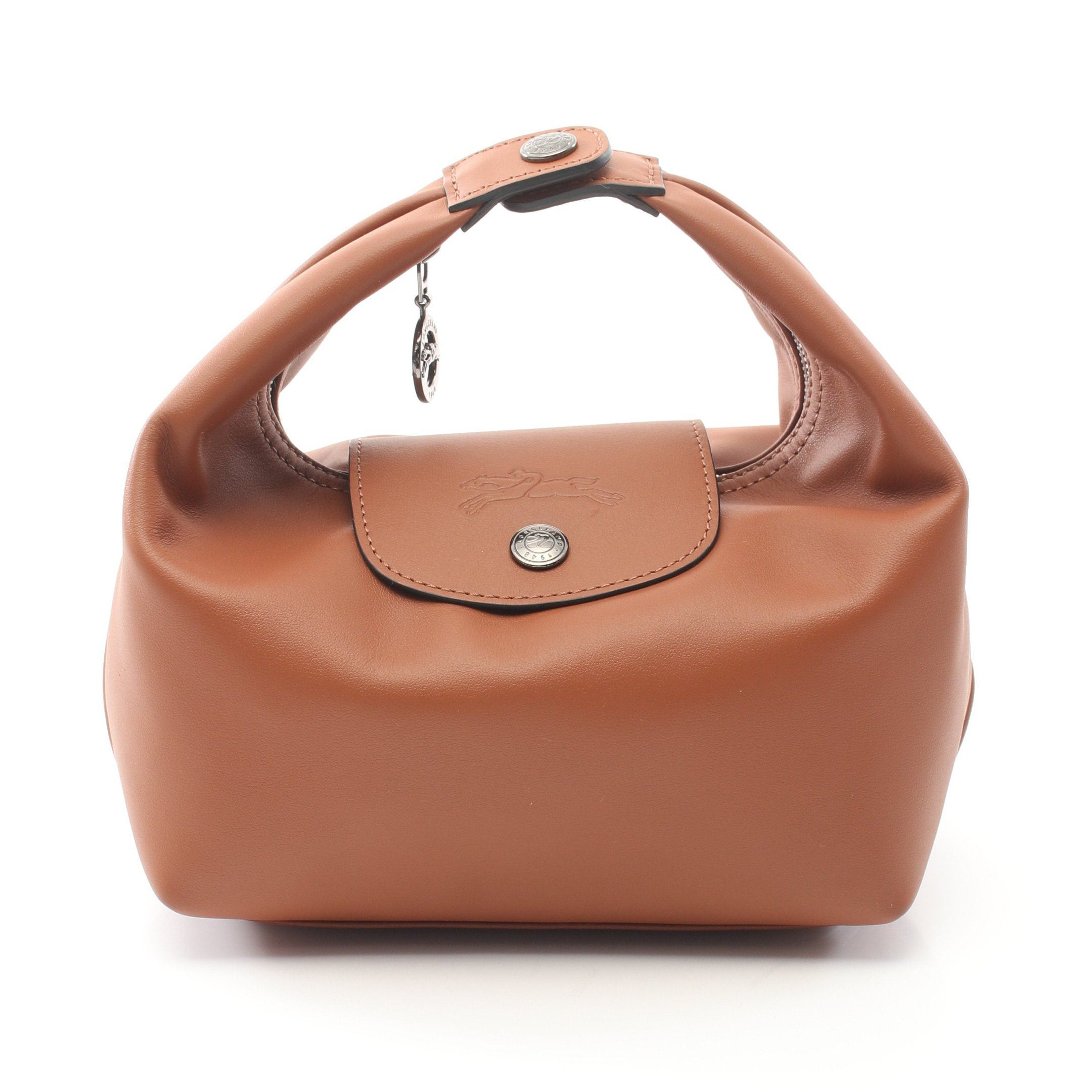 Longchamp Longchamp Le Preage Extra Xs Top Handle Bag Handbag Leather Brown Size ONE SIZE - 1 Thumbnail