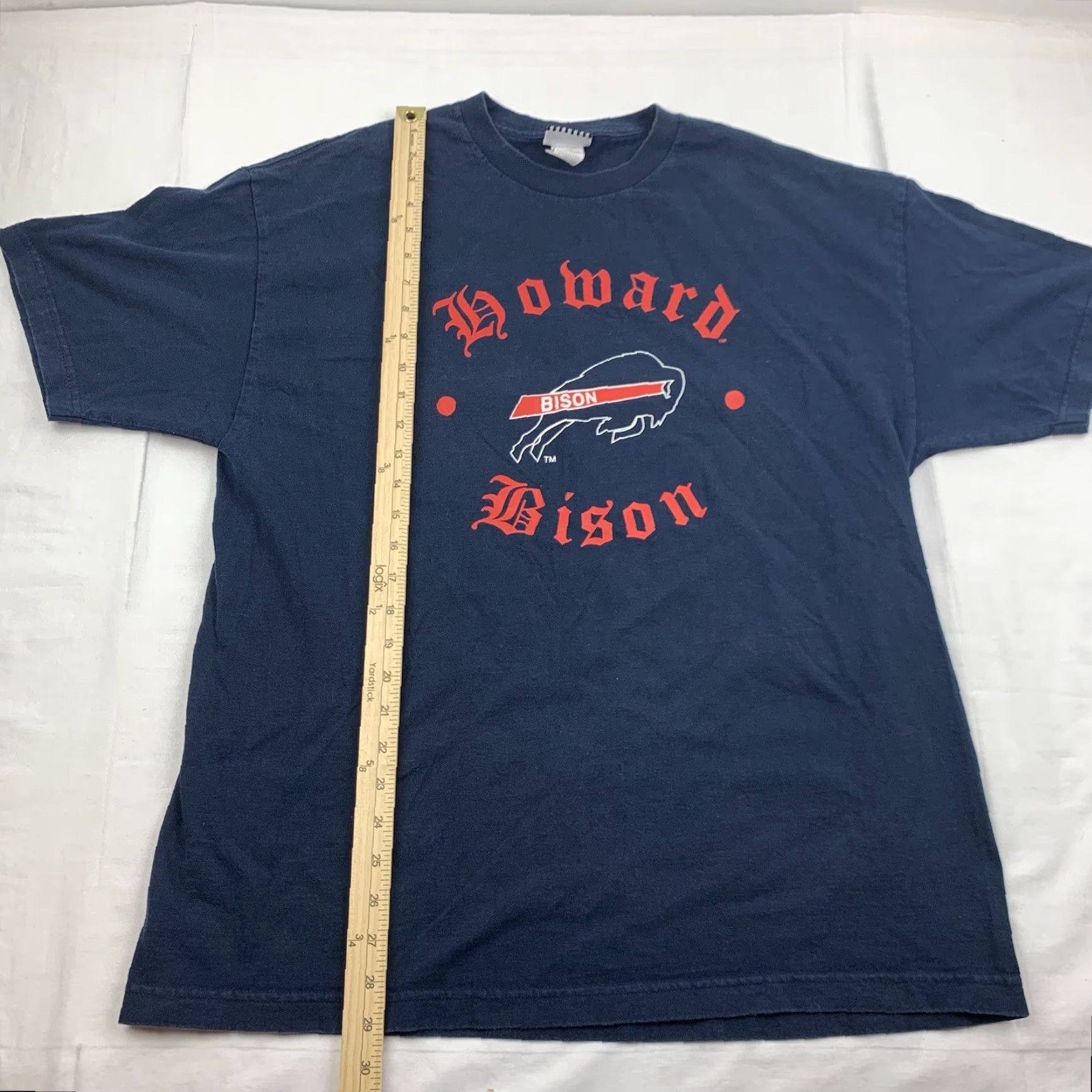 Vintage VINTAGE Howard Bison T Shirt Adult XL Blue College Sports School Foot Locker 90s Size US XL / EU 56 / 4 - 5 Thumbnail
