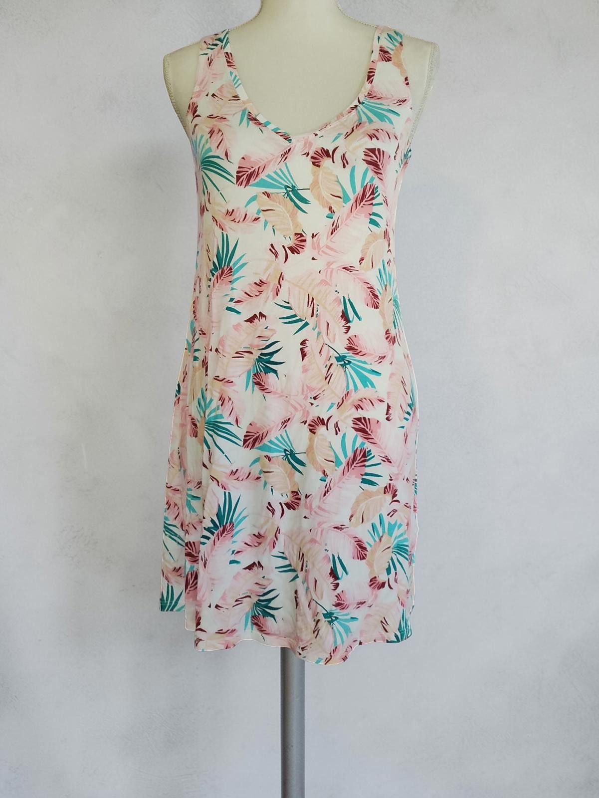 Other Alfani Intimates Multi Tropical Patterned Chemise Dress Size ONE SIZE - 3 Thumbnail