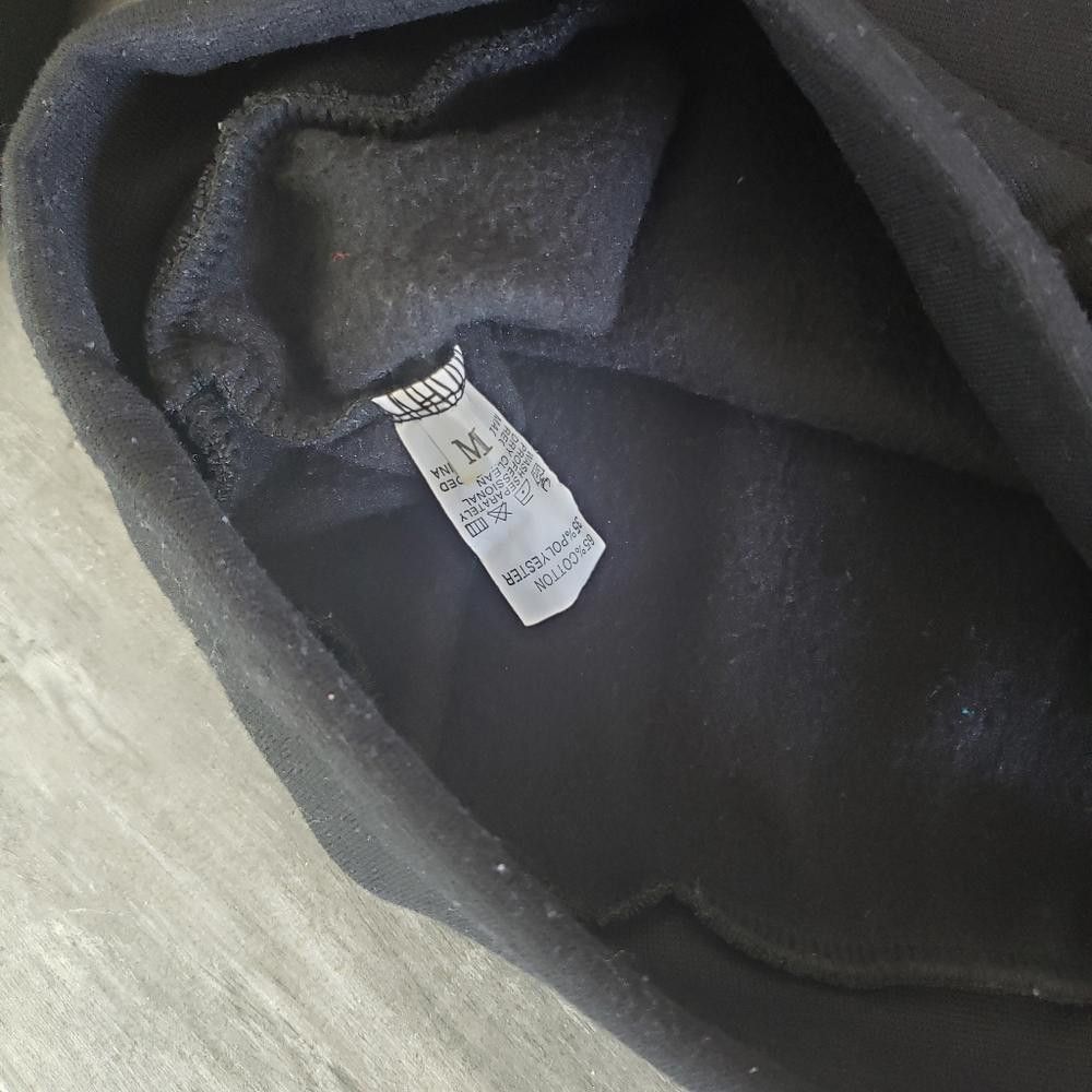 Shein Black Basic Cropped Hoodie 1 Long Sleeve Size 32" / US 10 / IT 46 - 3 Thumbnail