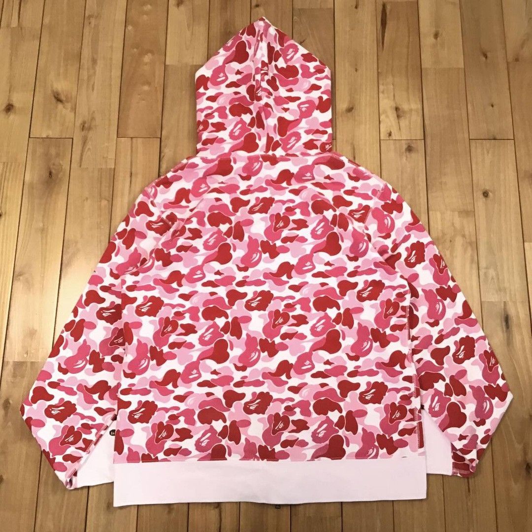 Bape BAPE logo ABC camo pink full zip hoodie a bathing ape Size US L / EU 52-54 / 3 - 3 Thumbnail