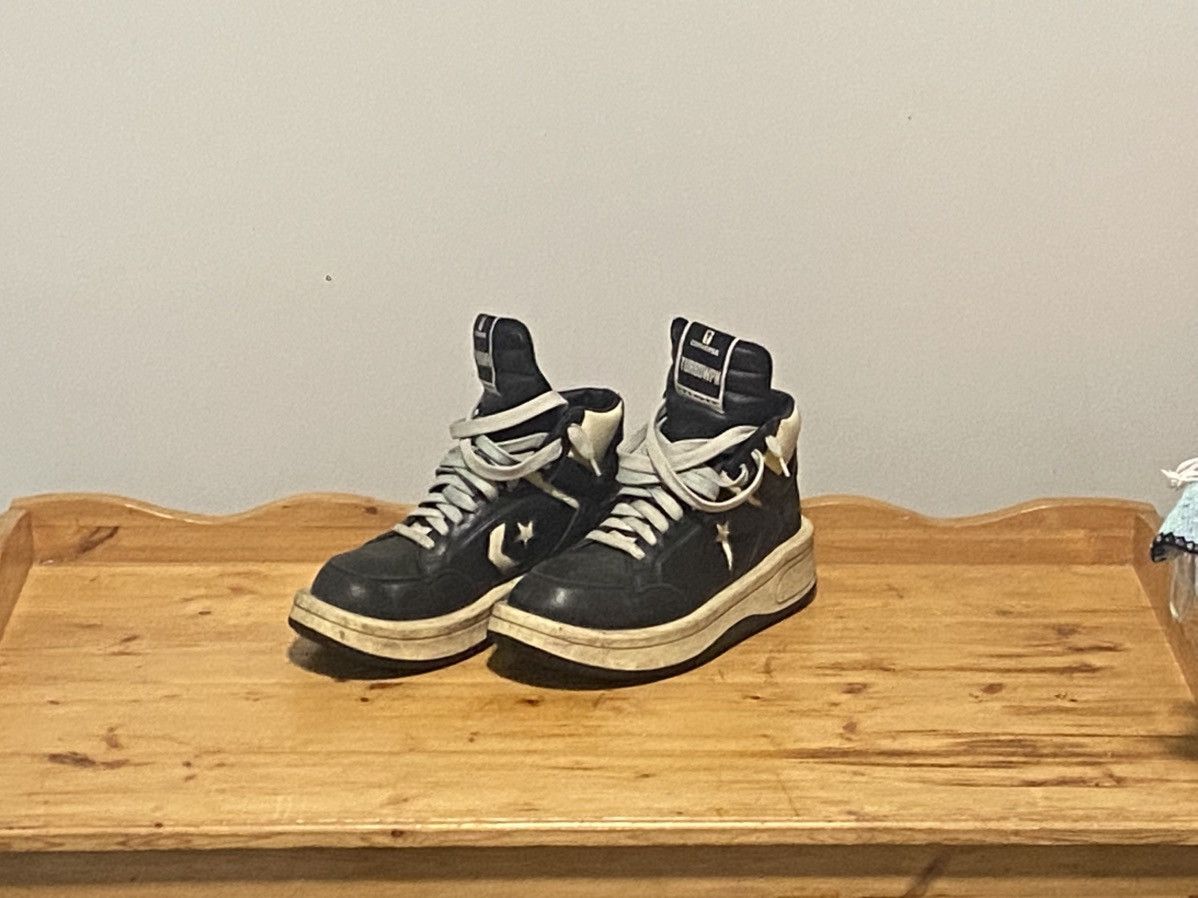 Converse × Rick Owens Drkshdw TURBOWPN mid sneakers Size US 10 / EU 43 - 1 Thumbnail