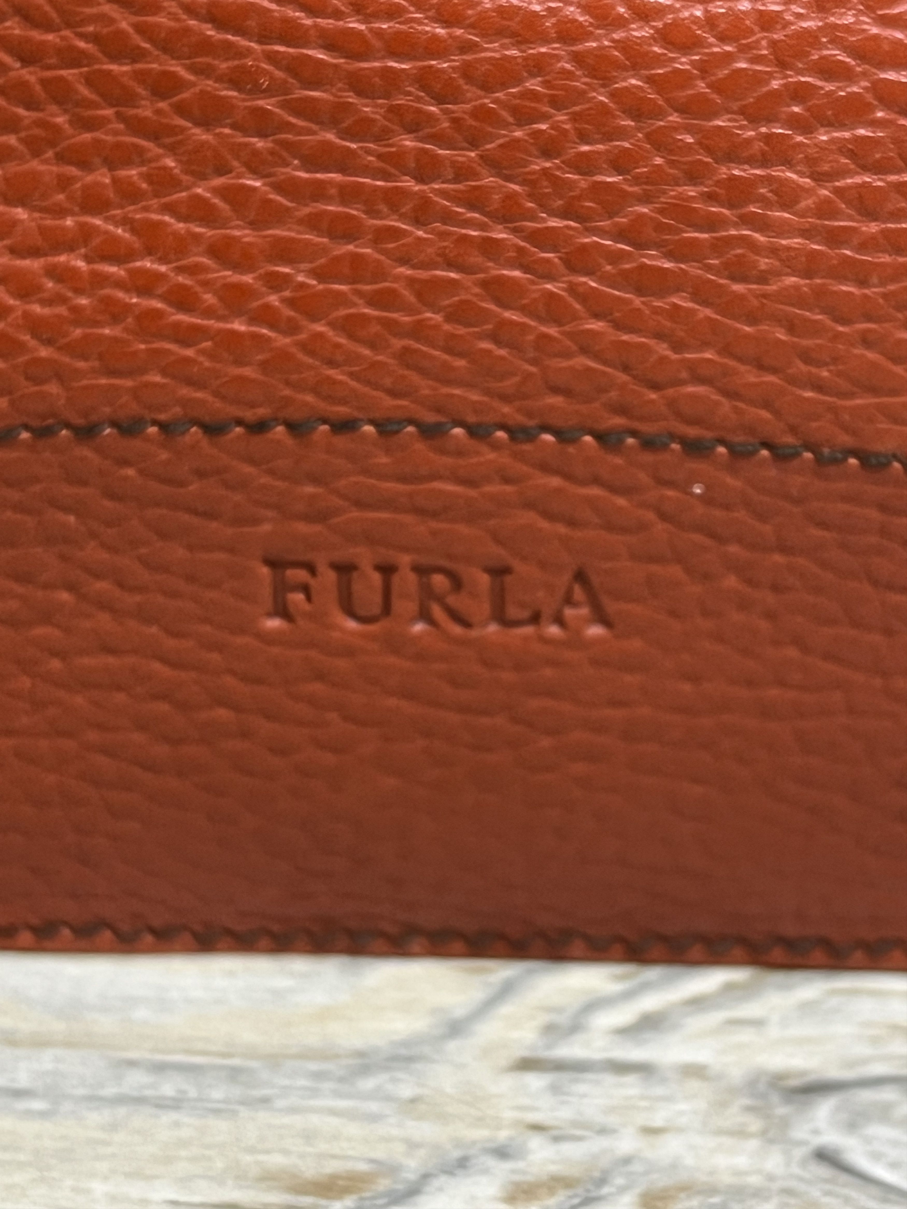 Furla Furla Brown Leather Shoulder Bag Handbag Size ONE SIZE - 3 Thumbnail