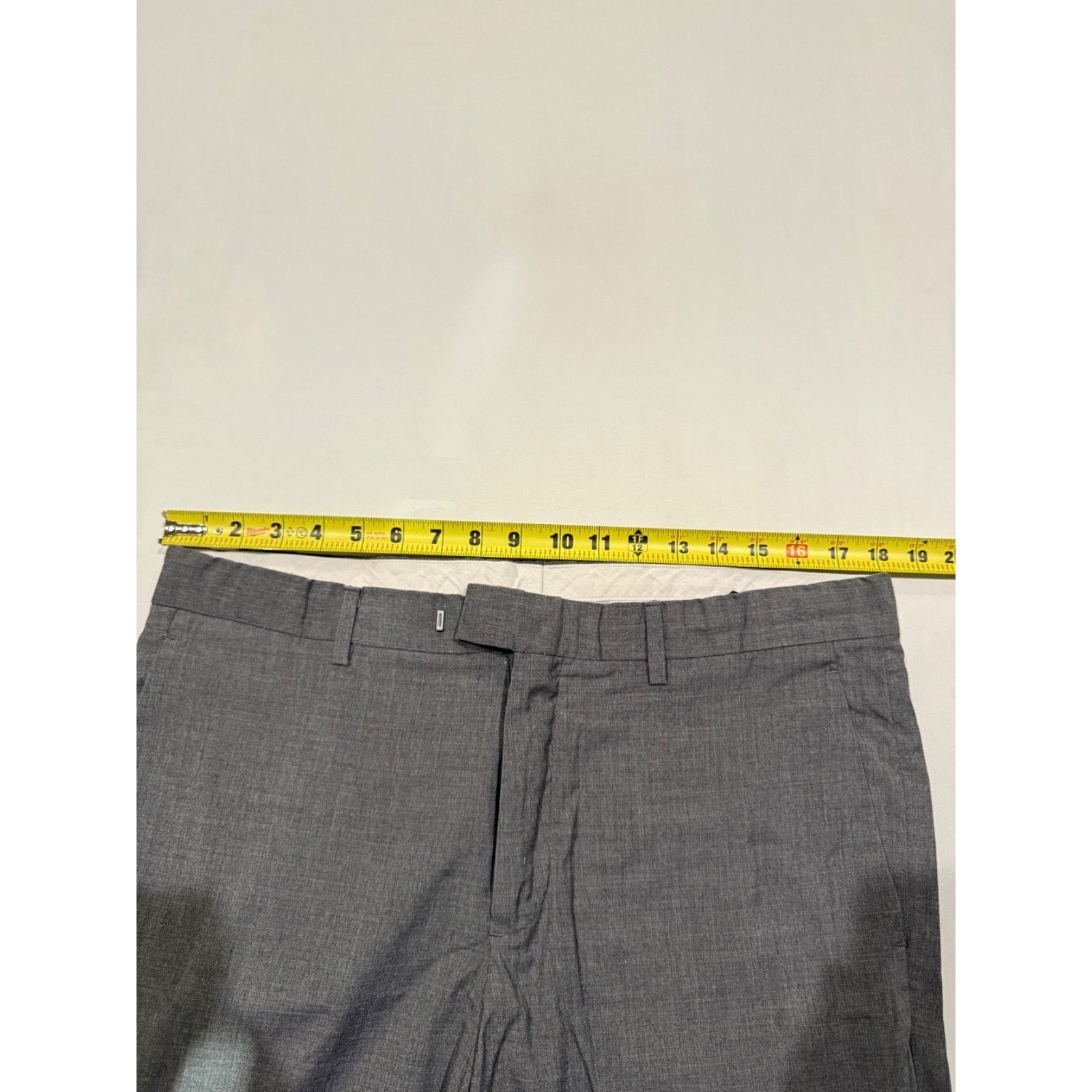 H&M H&M Dress Pants Men's Gray Slim Fit Straight Leg 38 x 32 Size US 38 / EU 54 - 4 Thumbnail