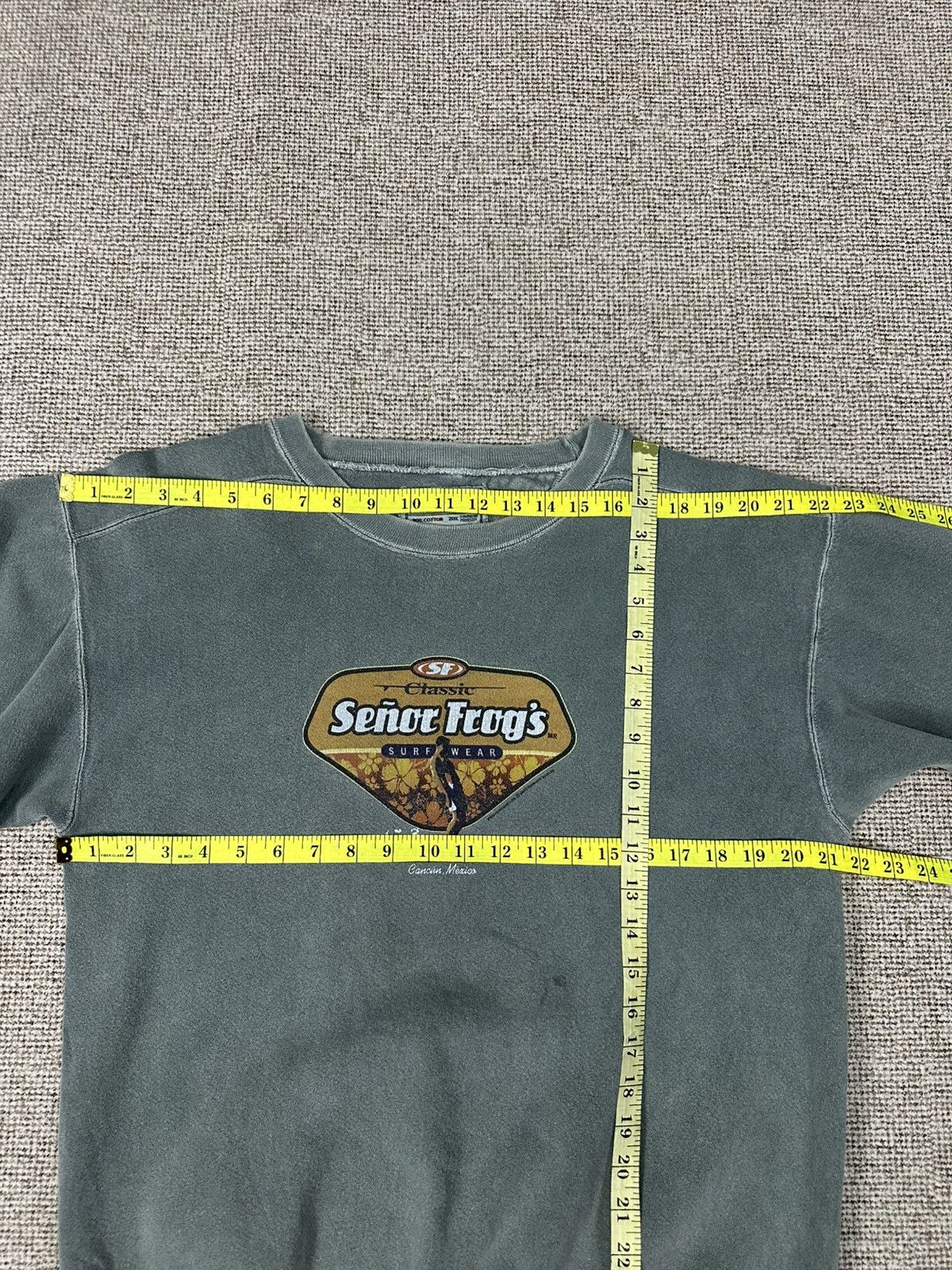 Vintage Vintage 90s Senor Frog Surfwear Usa Crewneck Z415 Size US L / EU 52-54 / 3 - 7 Thumbnail