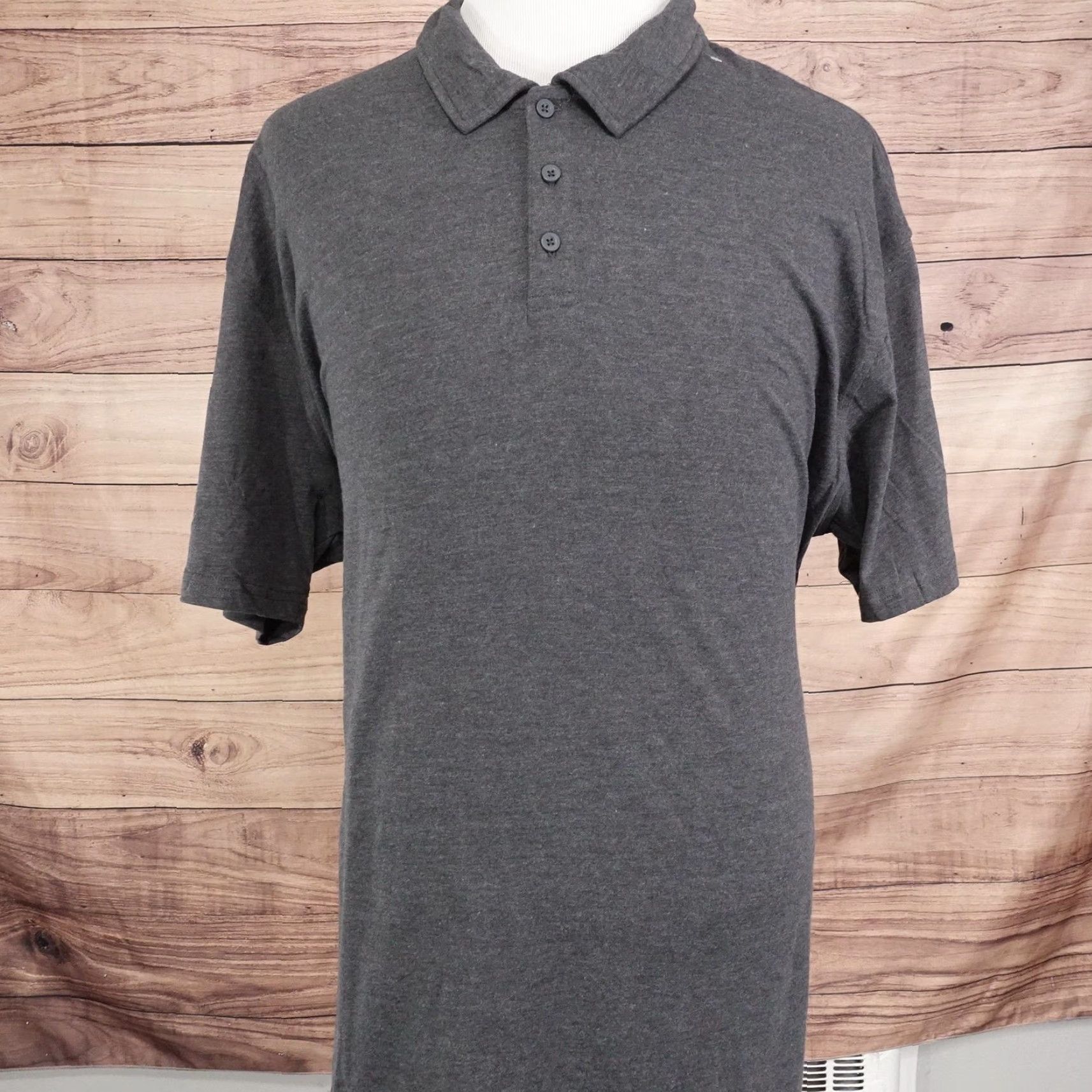 Vintage True Classic Polo Shirt Mens 3XL Gray Short Sleeve Cotton Blend Casual Size US XXL / EU 58 / 5 - 3 Thumbnail
