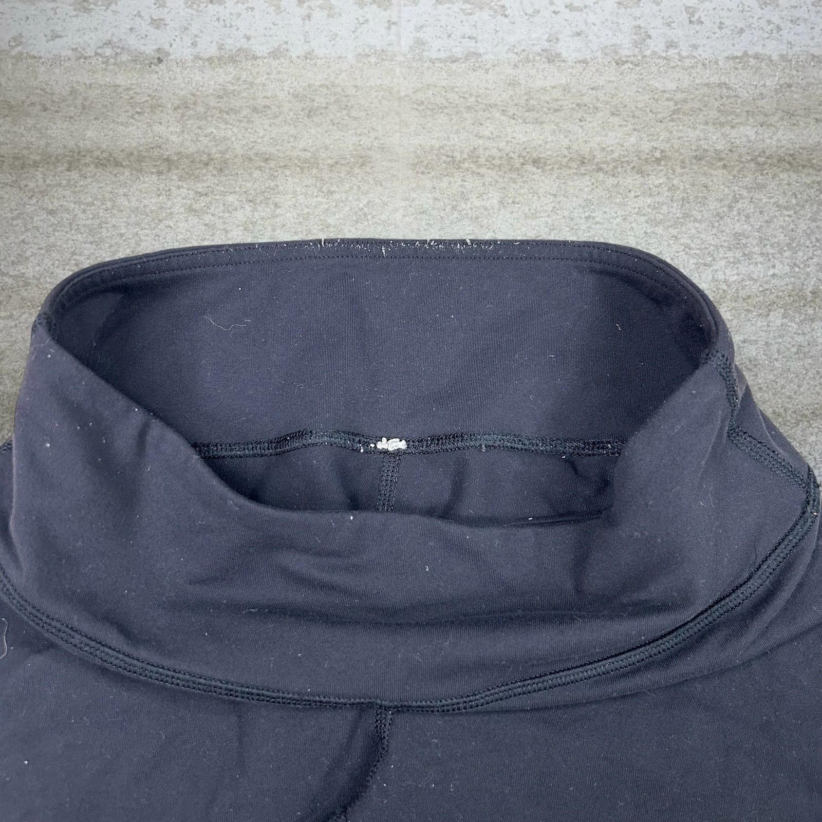 Vintage Y2K Lululemon Leggings Size 4 Jet Black Polyester